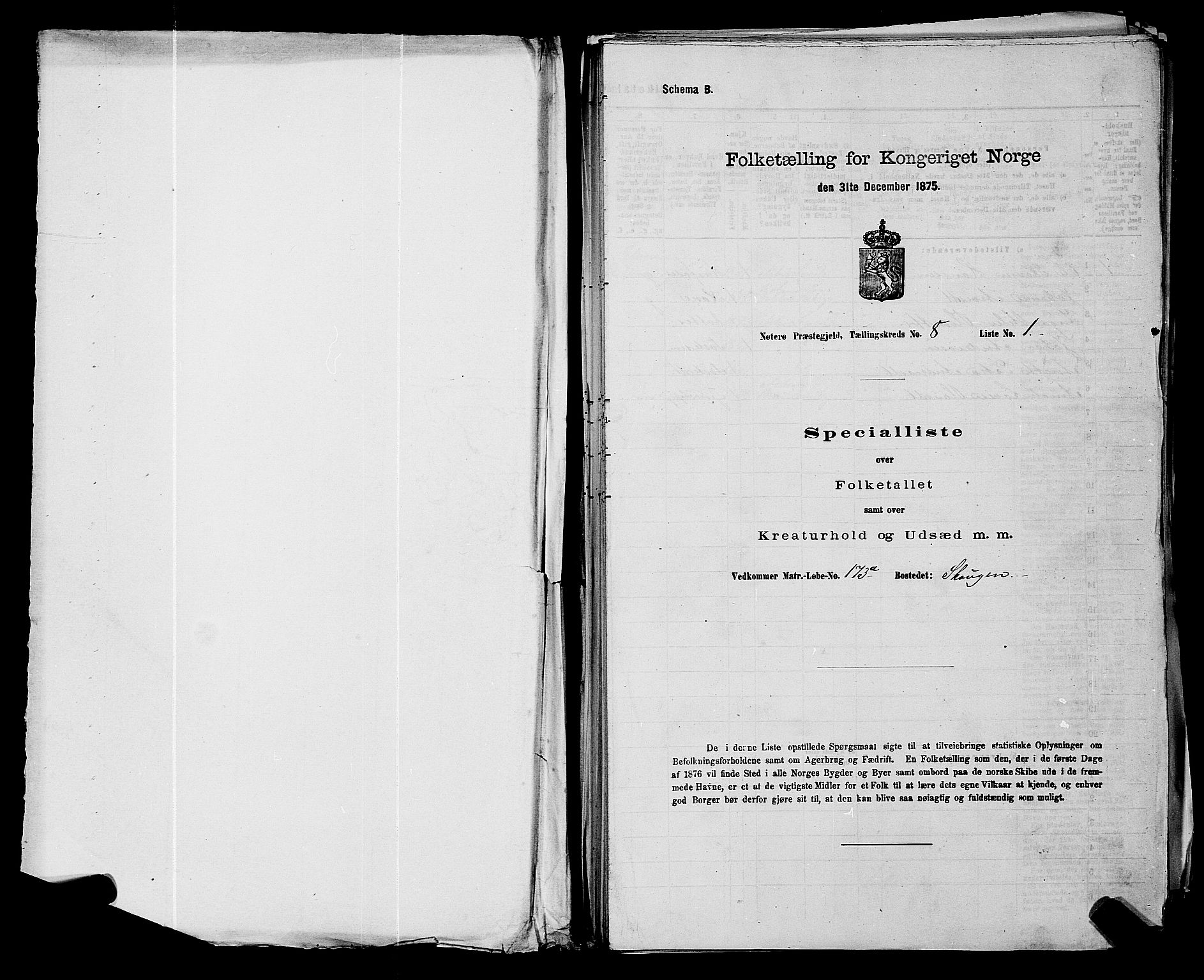 SAKO, 1875 census for 0722P Nøtterøy, 1875, p. 1538