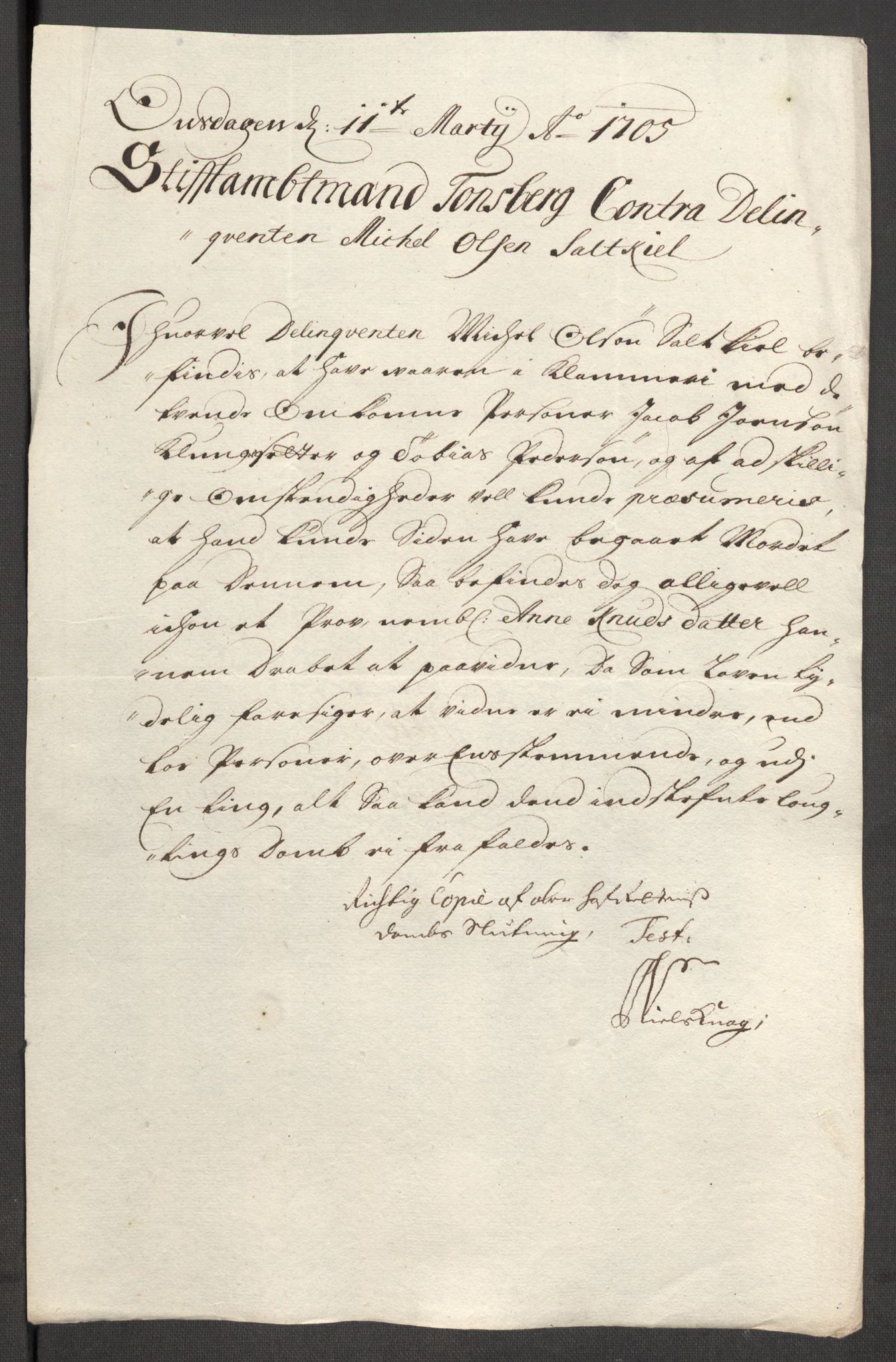 Rentekammeret inntil 1814, Reviderte regnskaper, Fogderegnskap, RA/EA-4092/R53/L3429: Fogderegnskap Sunn- og Nordfjord, 1705, p. 236