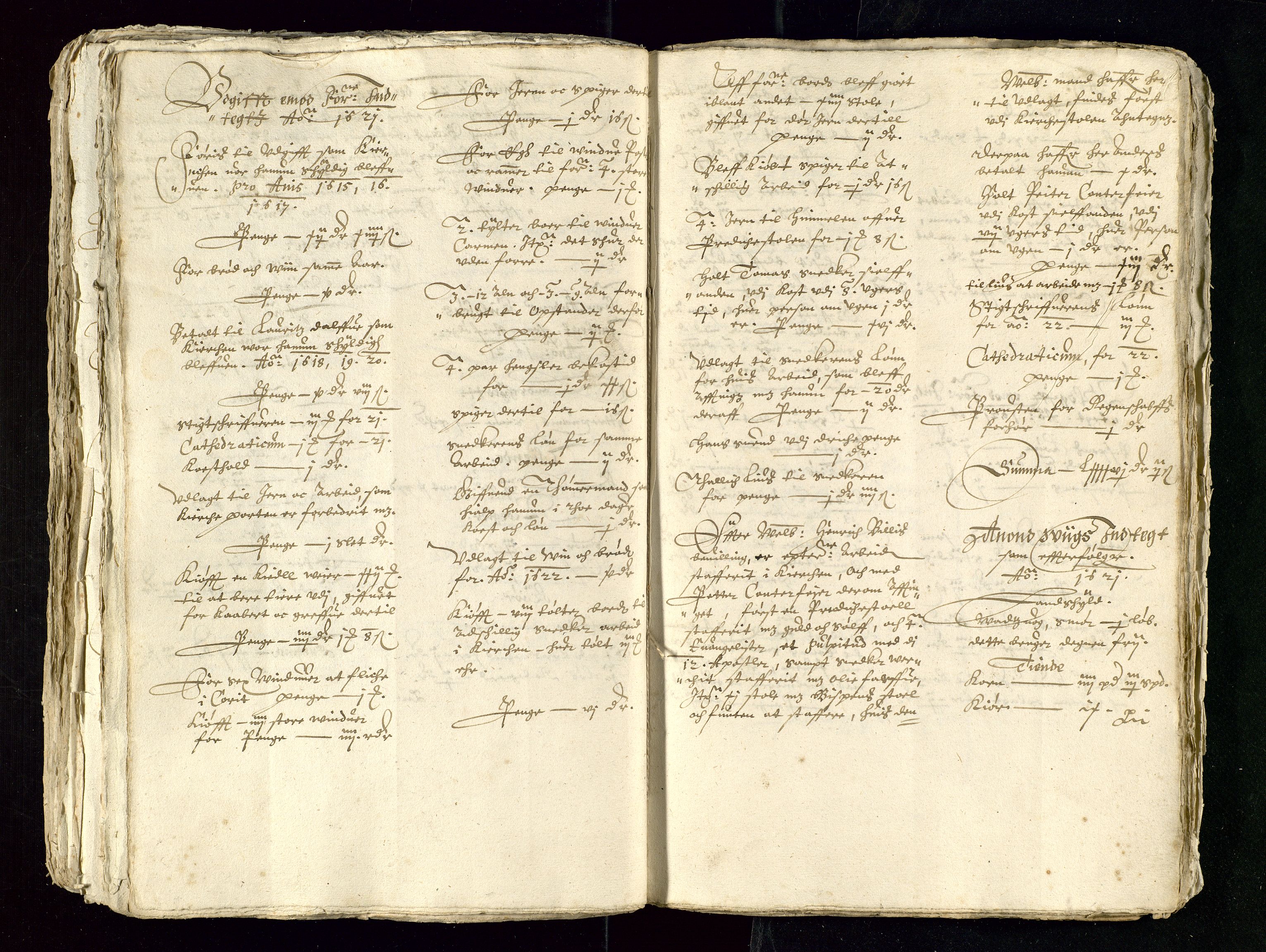Stavanger len, AV/SAST-A-101870/Ob/L0018: Kirkeregnskaper, 1613-1632, p. 102