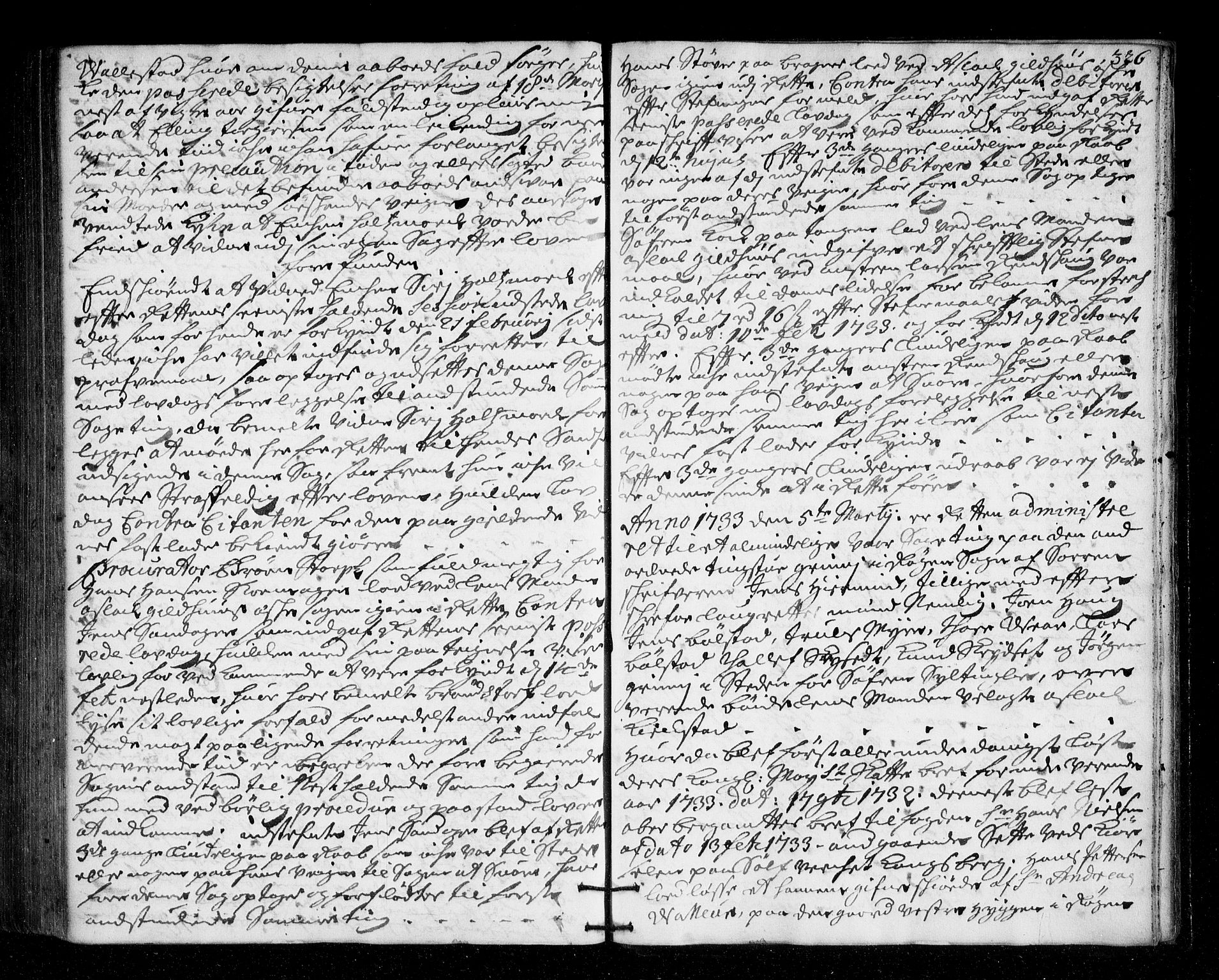 Lier, Røyken og Hurum sorenskriveri, SAKO/A-89/F/Fa/L0046: Tingbok, 1729-1733, p. 326