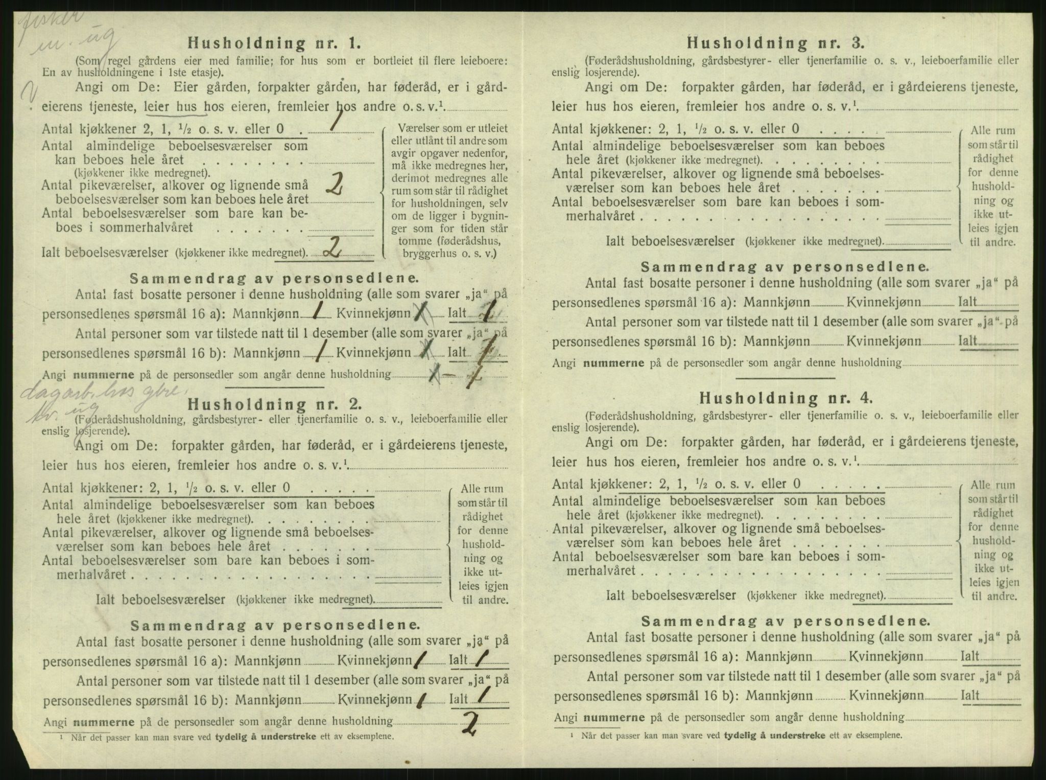 SAT, 1920 census for Brønnøy, 1920, p. 615