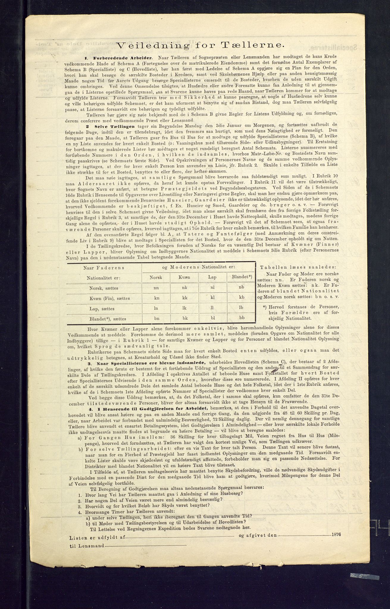 SAKO, 1875 census for 0612P Hole, 1875, p. 4