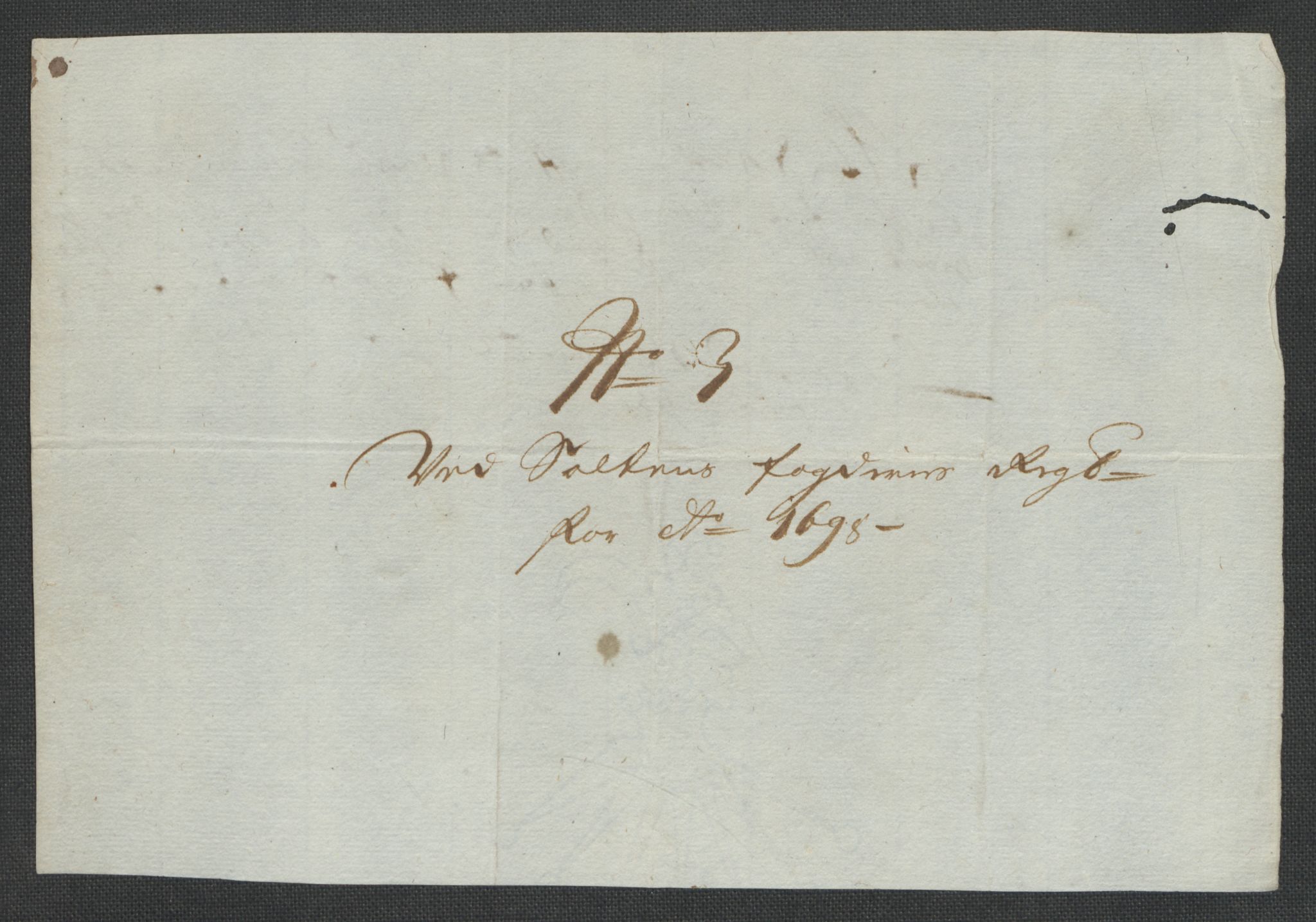 Rentekammeret inntil 1814, Reviderte regnskaper, Fogderegnskap, AV/RA-EA-4092/R66/L4579: Fogderegnskap Salten, 1697-1700, p. 207