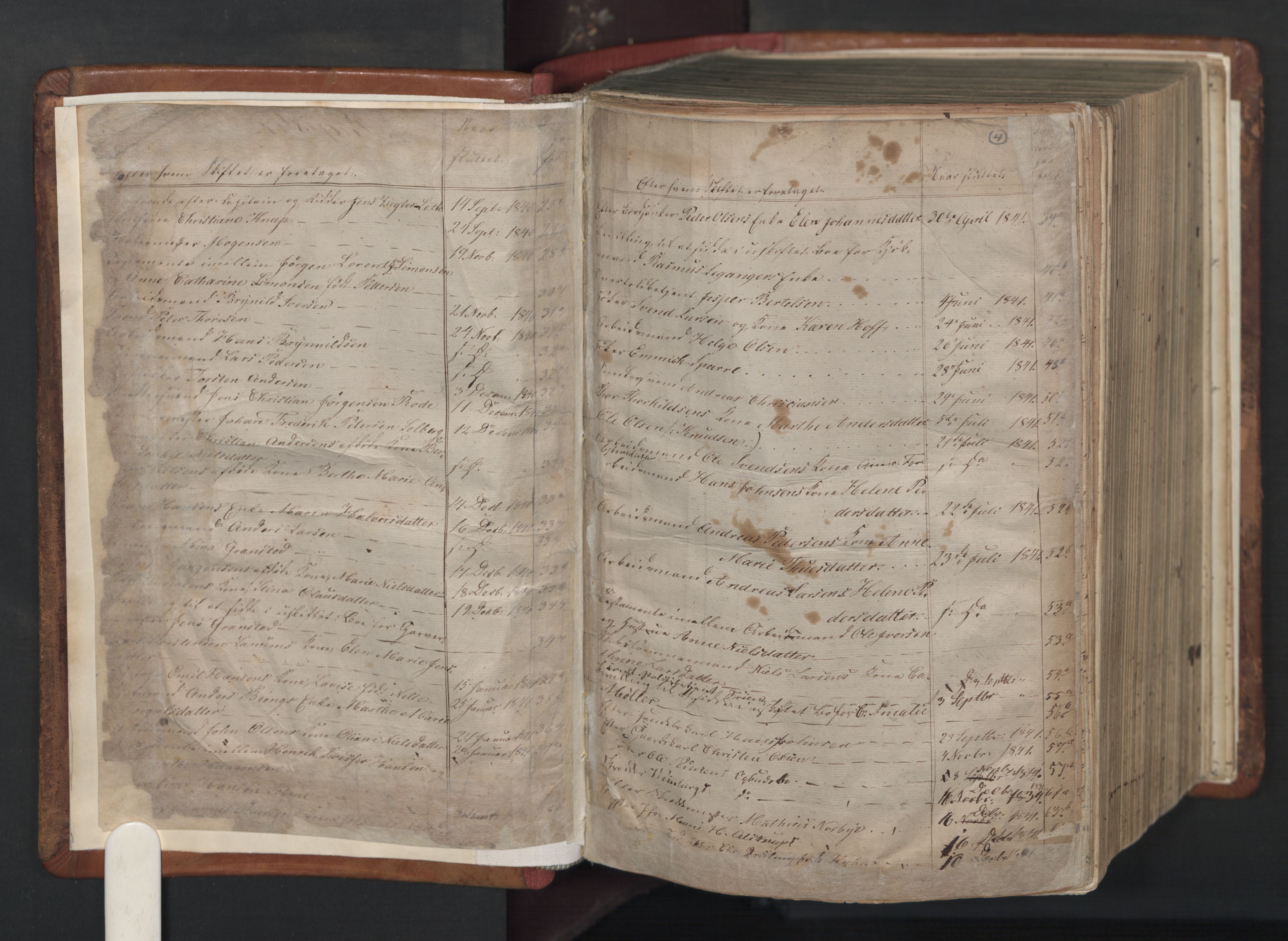 Halden byfogd, AV/SAO-A-10865/H/He/L0001: Skifteutlodningsprotokoll, 1838-1859, p. 3b-4a