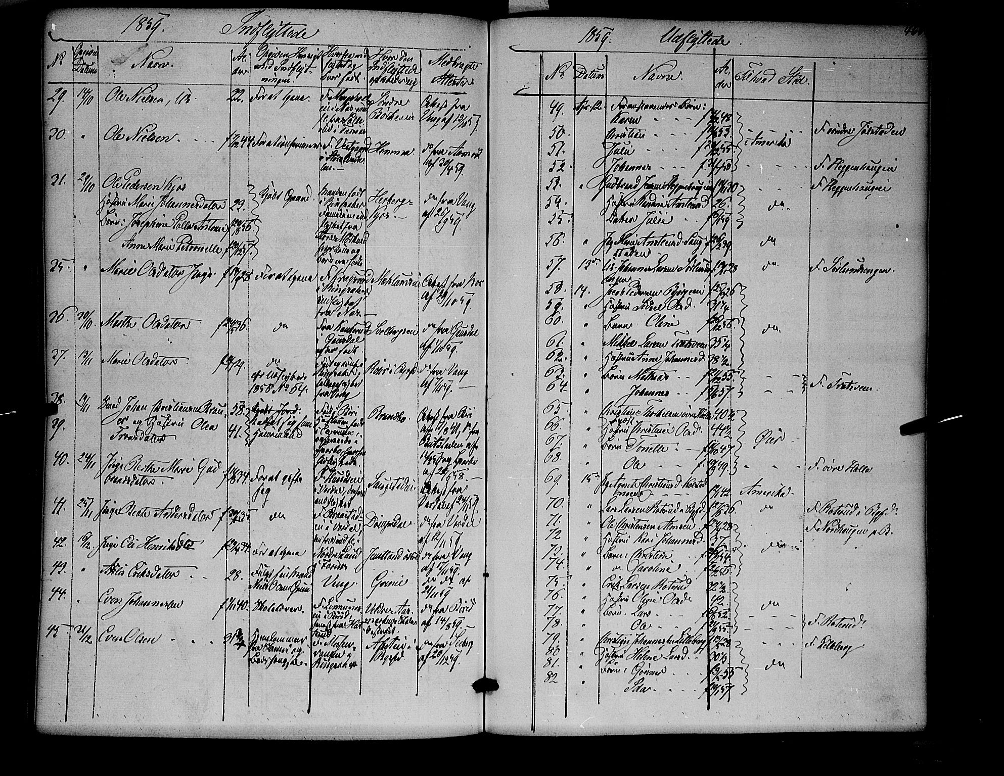 Ringsaker prestekontor, SAH/PREST-014/K/Ka/L0009: Parish register (official) no. 9, 1850-1860, p. 466