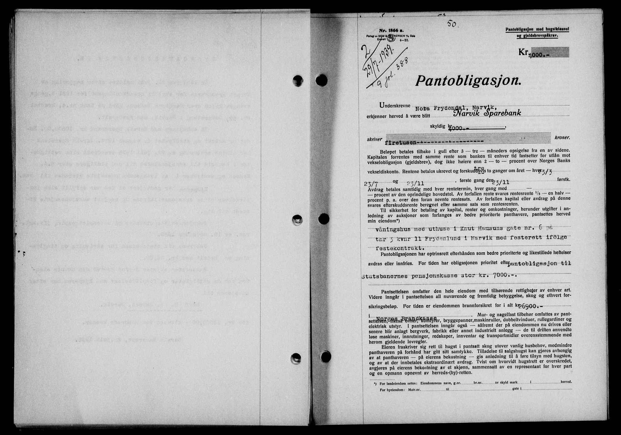 Narvik sorenskriveri, SAT/A-0002/1/2/2C/2Ca/L0011: Mortgage book no. 14, 1935-1937, Deed date: 29.07.1935