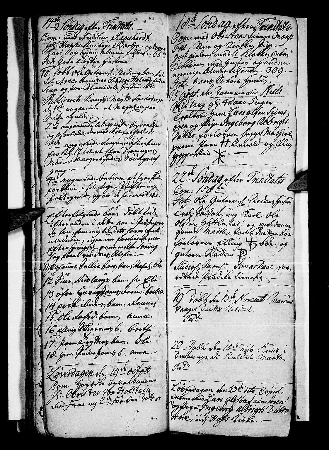 Vik sokneprestembete, AV/SAB-A-81501/H/Haa/Haaa/L0001: Parish register (official) no. A 1 / 1, 1727-1740