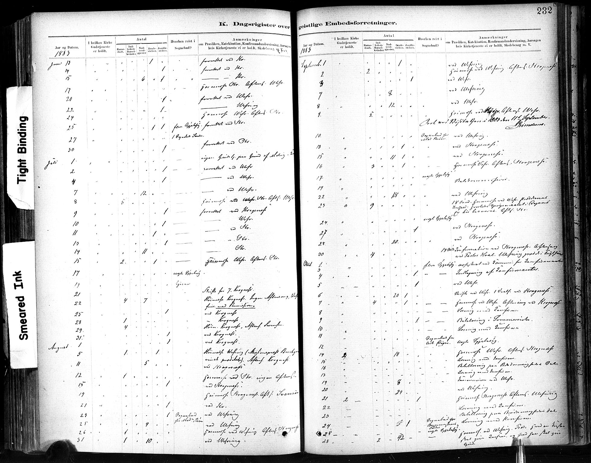 Ministerialprotokoller, klokkerbøker og fødselsregistre - Sør-Trøndelag, AV/SAT-A-1456/602/L0120: Parish register (official) no. 602A18, 1880-1913, p. 232