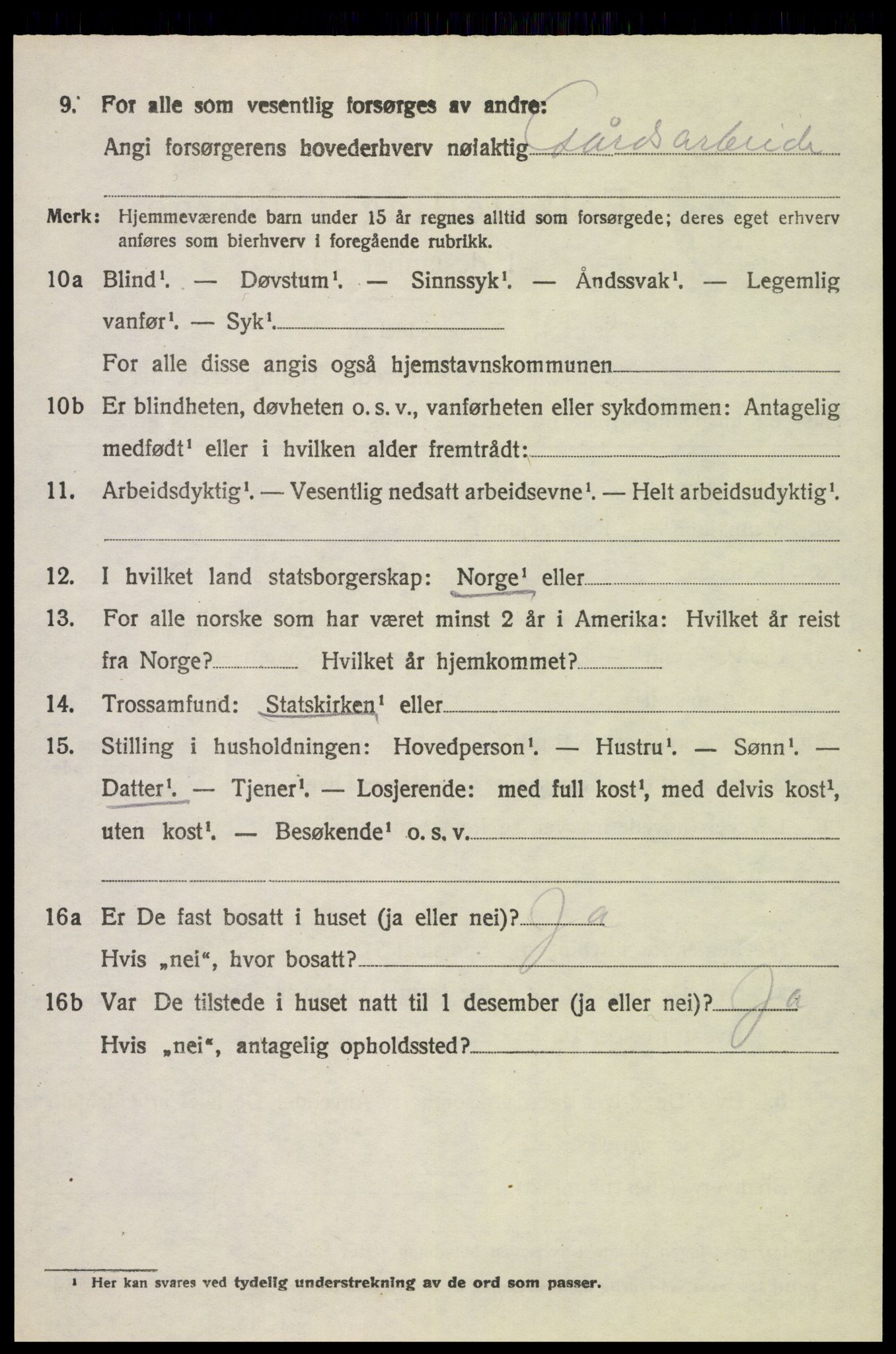 SAH, 1920 census for Furnes, 1920, p. 8158