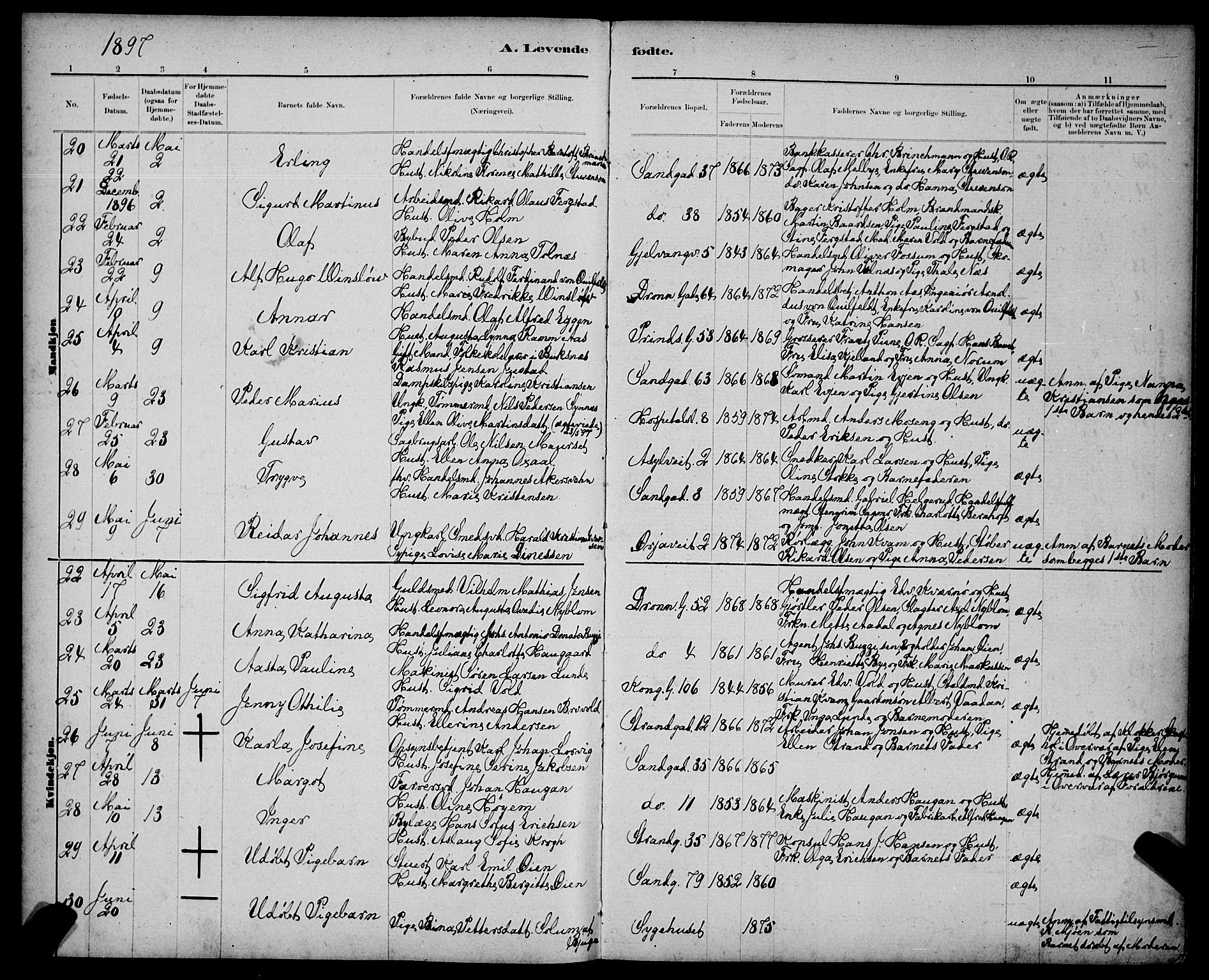 Ministerialprotokoller, klokkerbøker og fødselsregistre - Sør-Trøndelag, AV/SAT-A-1456/602/L0143: Parish register (copy) no. 602C11, 1878-1902