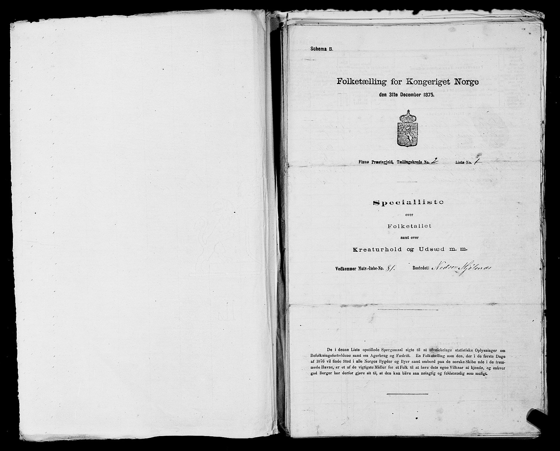 SAST, 1875 census for 1141P Finnøy, 1875, p. 158