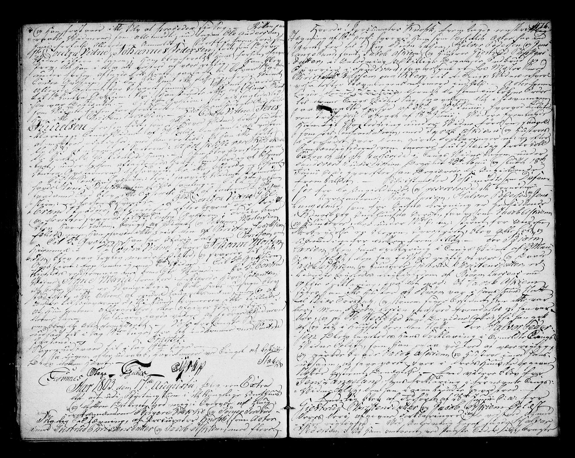 Kongsberg byfogd, AV/SAKO-A-84/F/Fa/L0014: Tingbok, 1795-1803, p. 476