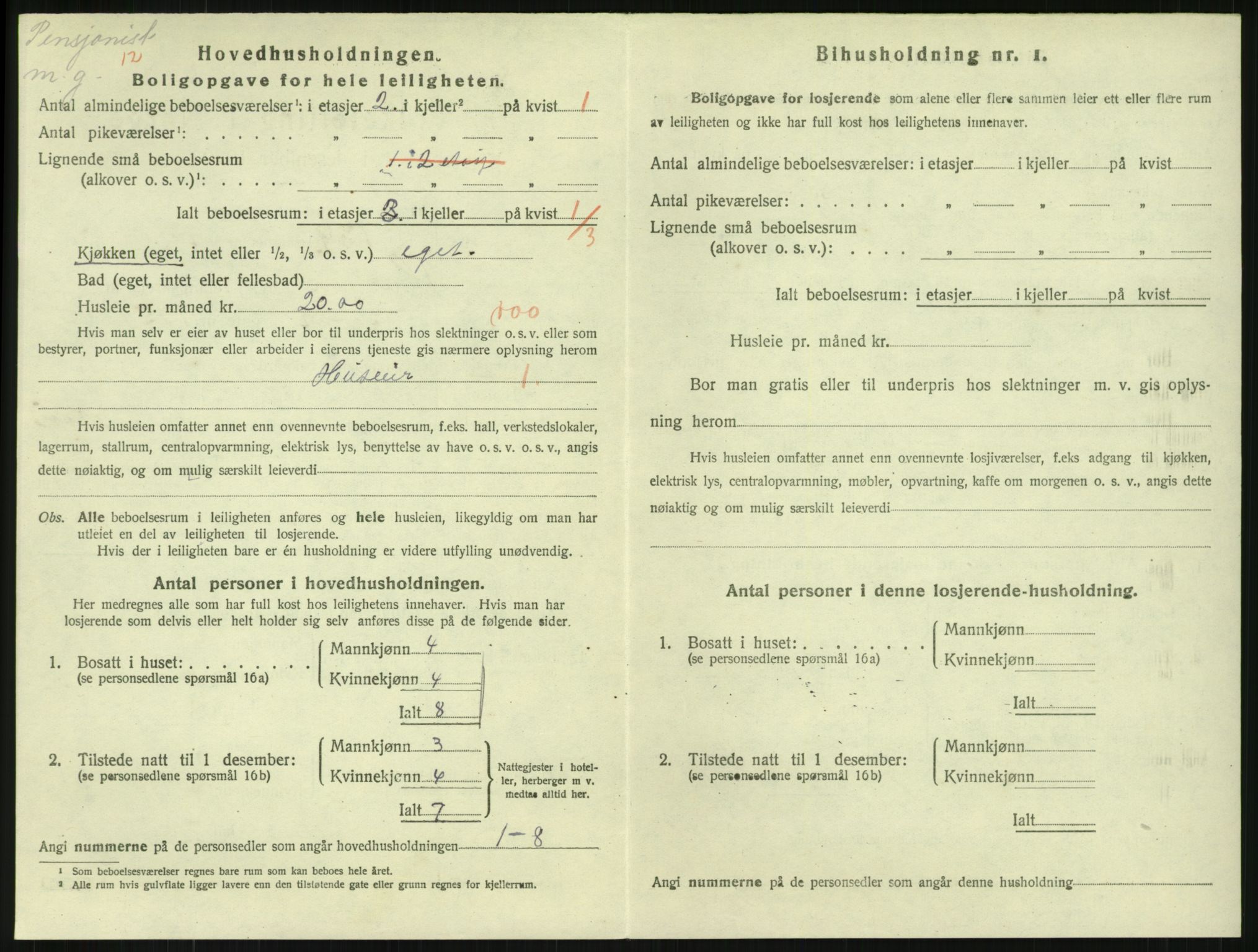 SAKO, 1920 census for Horten, 1920, p. 7494