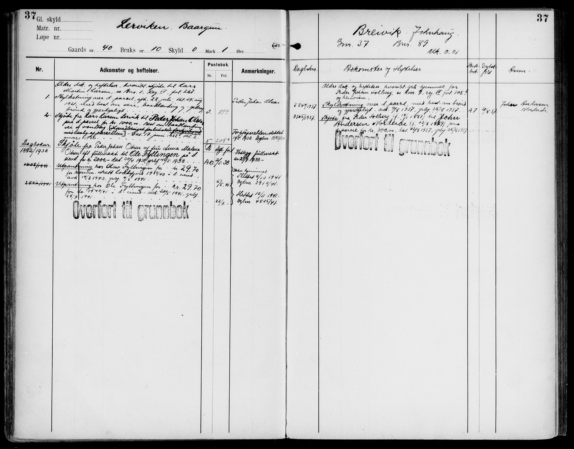 Midhordland sorenskriveri, AV/SAB-A-3001/1/G/Ga/Gab/L0108: Mortgage register no. II.A.b.108, p. 37