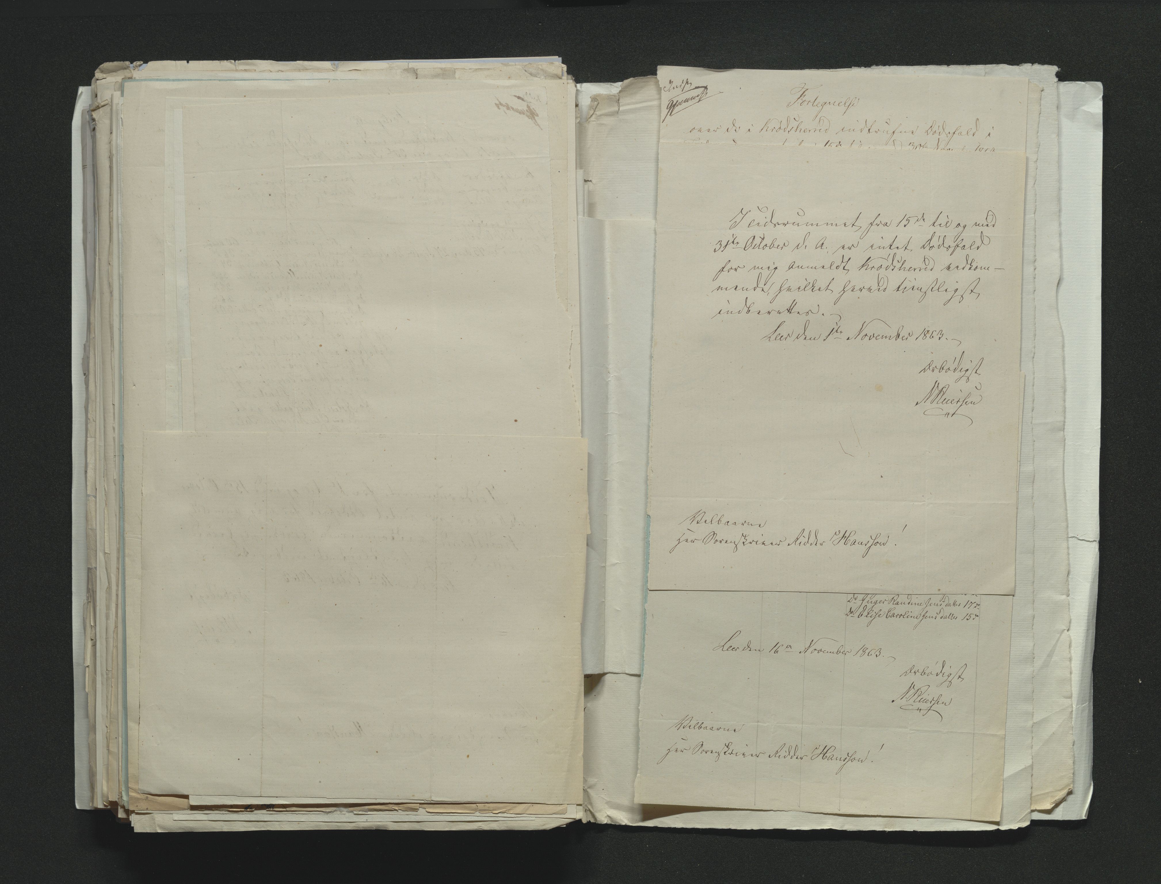 Eiker, Modum og Sigdal sorenskriveri, AV/SAKO-A-123/H/Ha/Hab/L0011: Dødsfallsmeldinger, 1862-1865, p. 335