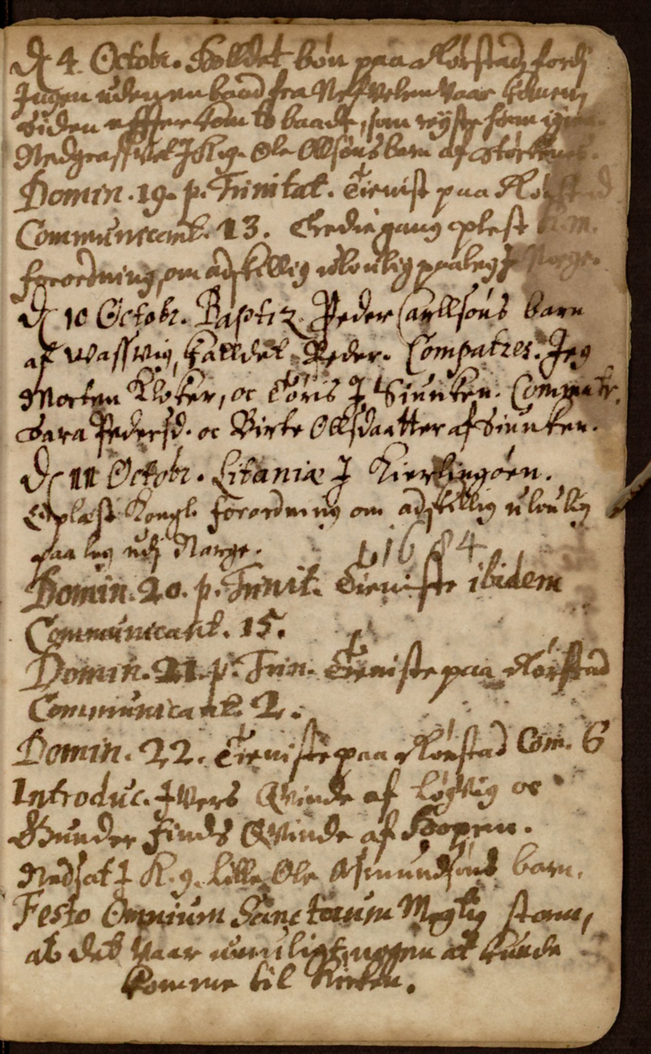 Spesialsamlingene, NTNU/SPESIALSAMLINGENE/M/XA-Oct-90: Other parish register no. XA Oct. 90, 1683-1685