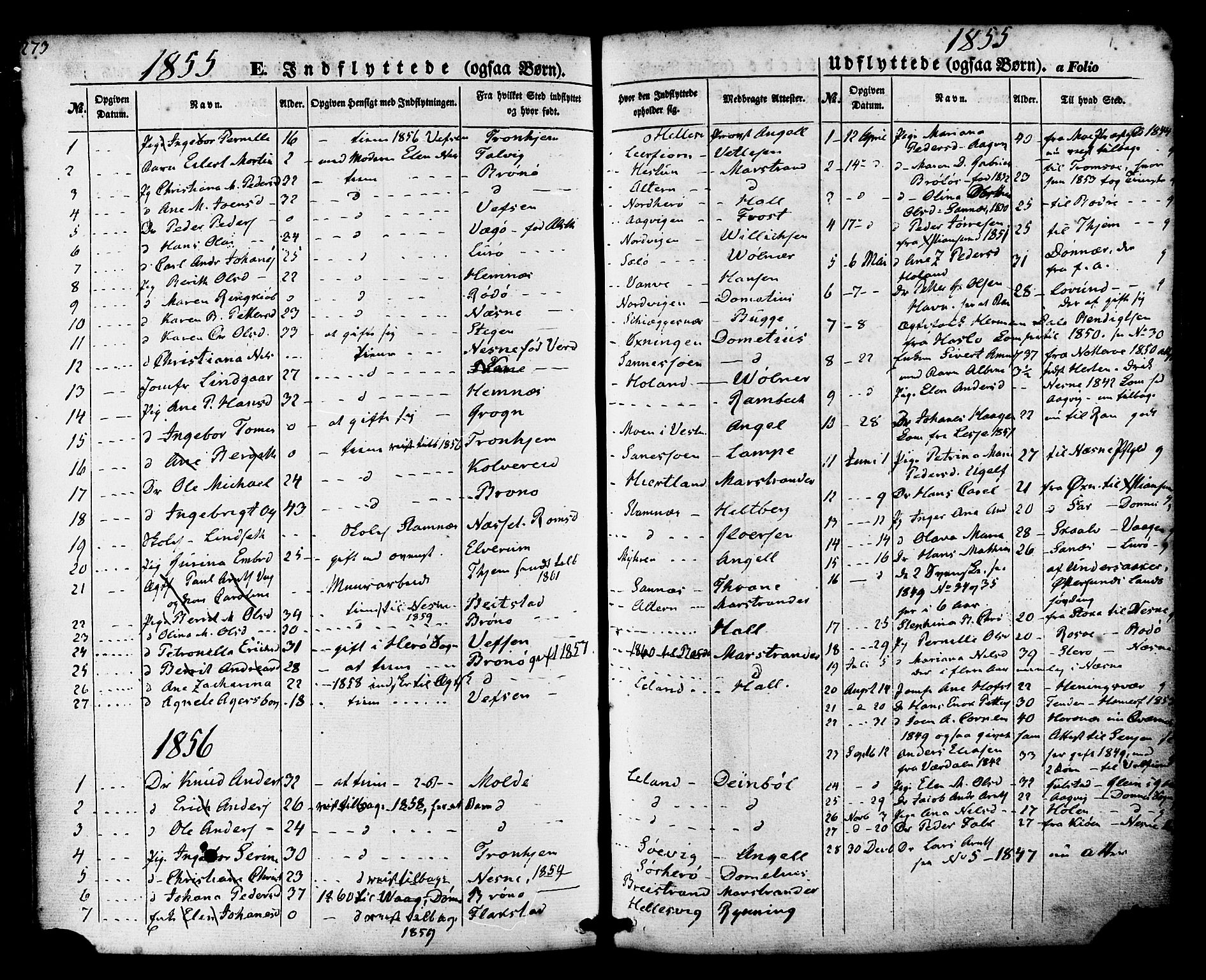 Ministerialprotokoller, klokkerbøker og fødselsregistre - Nordland, SAT/A-1459/830/L0448: Parish register (official) no. 830A12, 1855-1878, p. 273