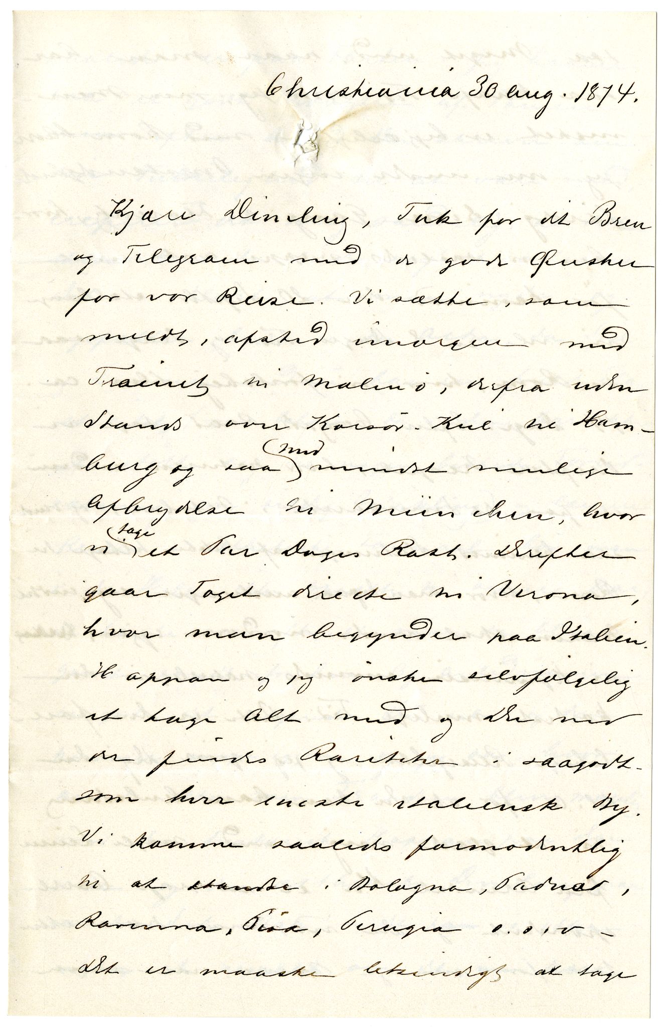 Diderik Maria Aalls brevsamling, NF/Ark-1023/F/L0001: D.M. Aalls brevsamling. A - B, 1738-1889, p. 341