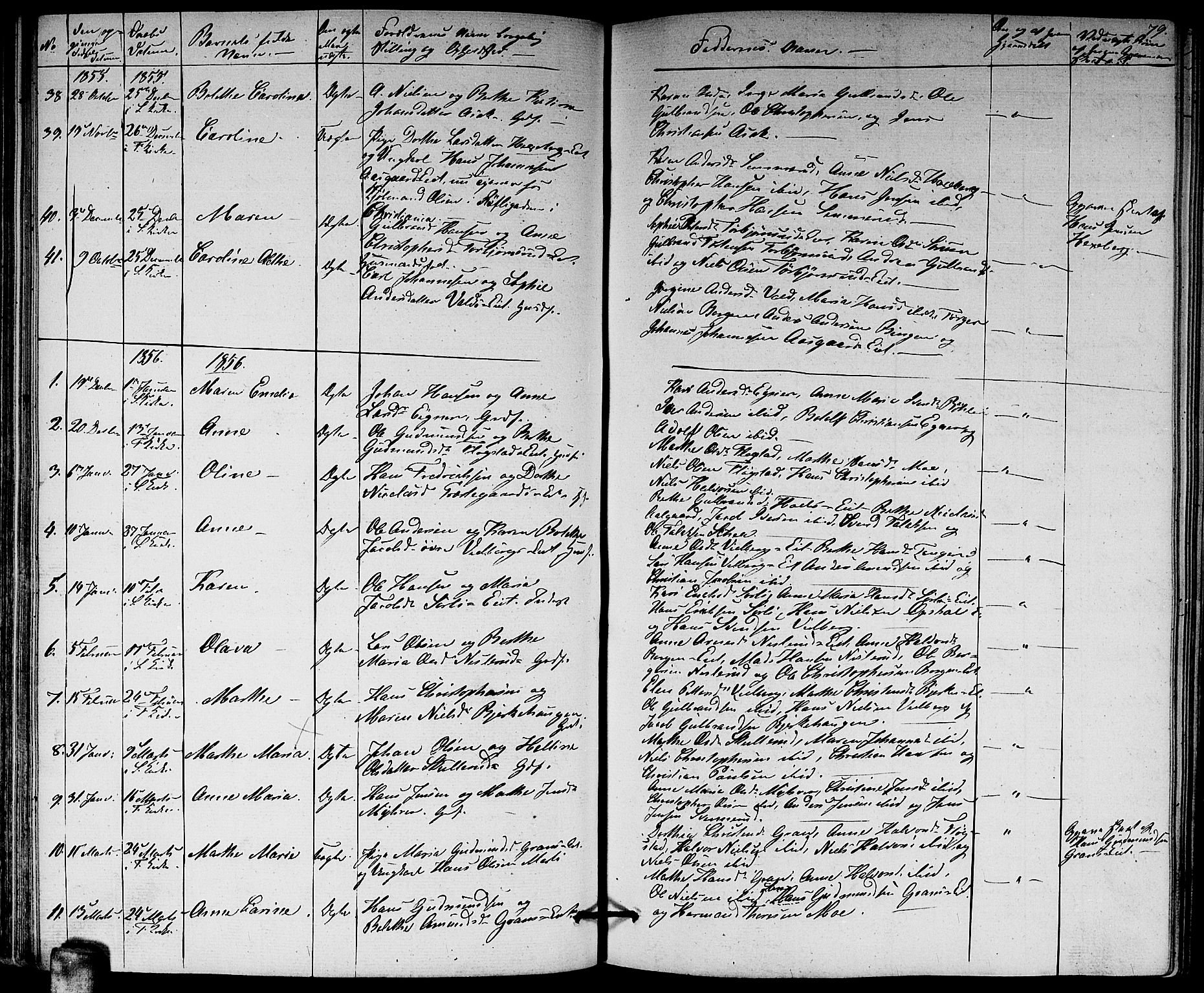 Sørum prestekontor Kirkebøker, AV/SAO-A-10303/G/Ga/L0003: Parish register (copy) no. I 3, 1846-1863, p. 79