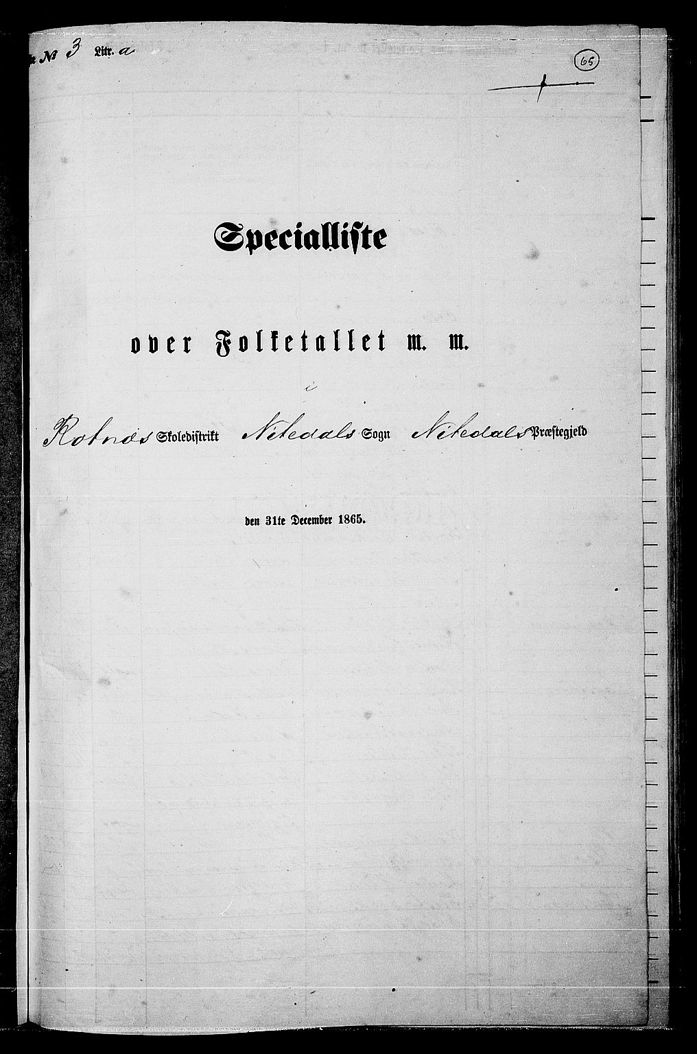 RA, 1865 census for Nittedal, 1865, p. 56