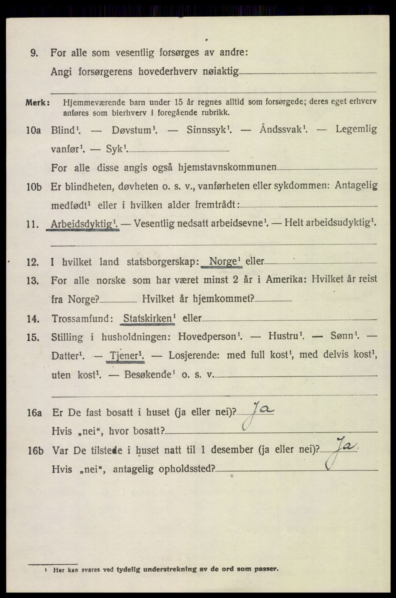 SAH, 1920 census for Åmot, 1920, p. 2094