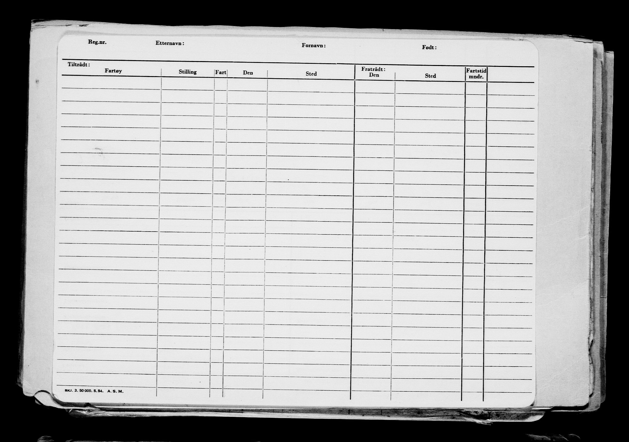 Direktoratet for sjømenn, RA/S-3545/G/Gb/L0200: Hovedkort, 1921, p. 21