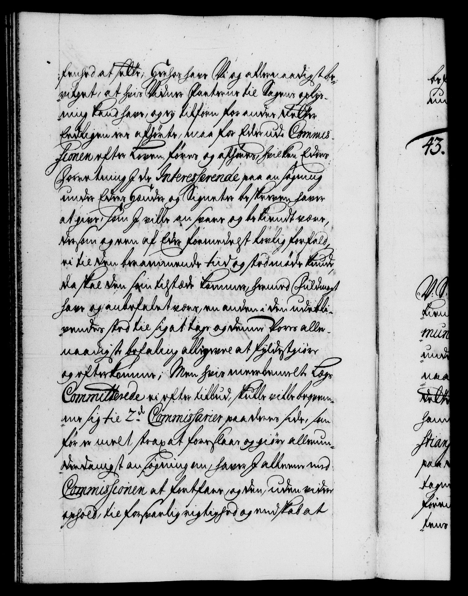 Danske Kanselli 1572-1799, AV/RA-EA-3023/F/Fc/Fca/Fcab/L0027: Norske tegnelser, 1736-1737, p. 54b