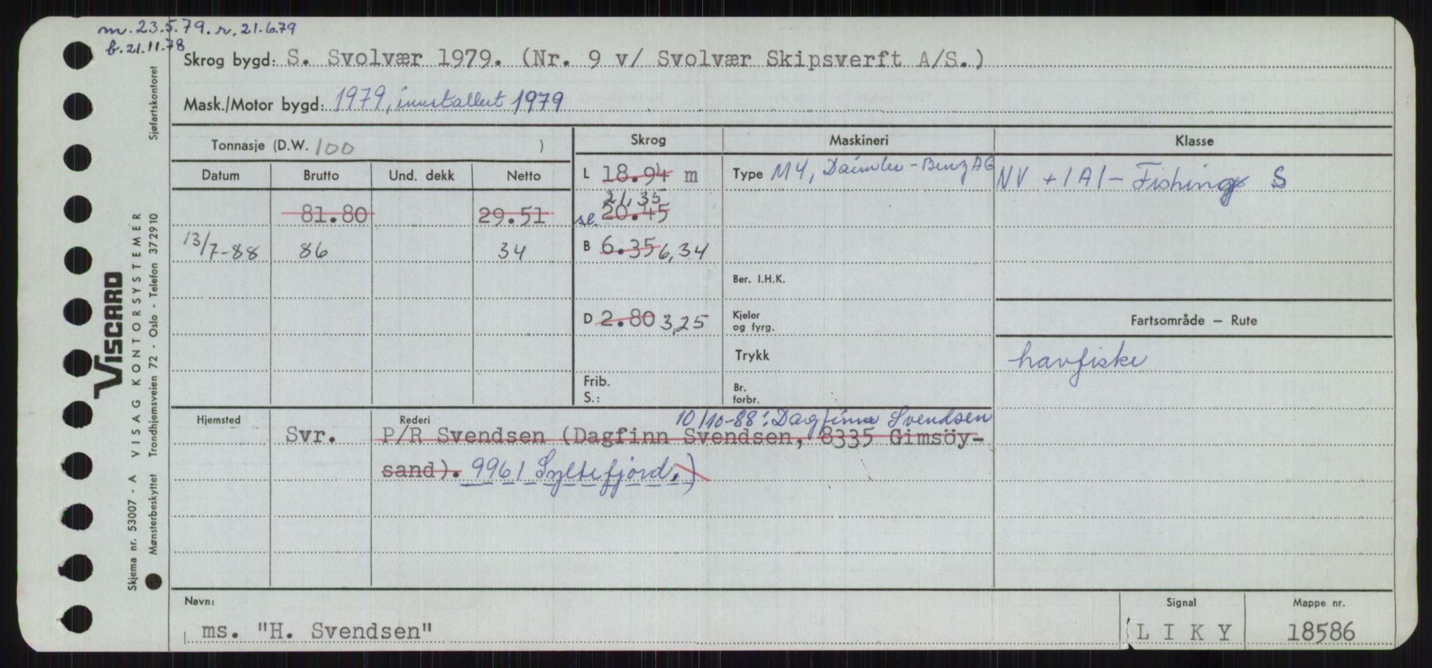 Sjøfartsdirektoratet med forløpere, Skipsmålingen, RA/S-1627/H/Ha/L0002/0002: Fartøy, Eik-Hill / Fartøy, G-Hill, p. 377