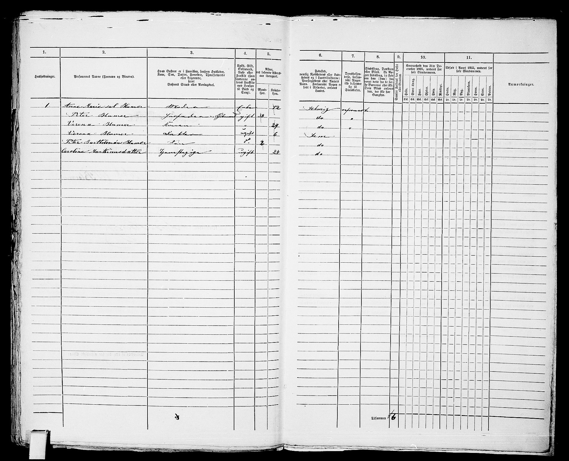 RA, 1865 census for Tønsberg, 1865, p. 359