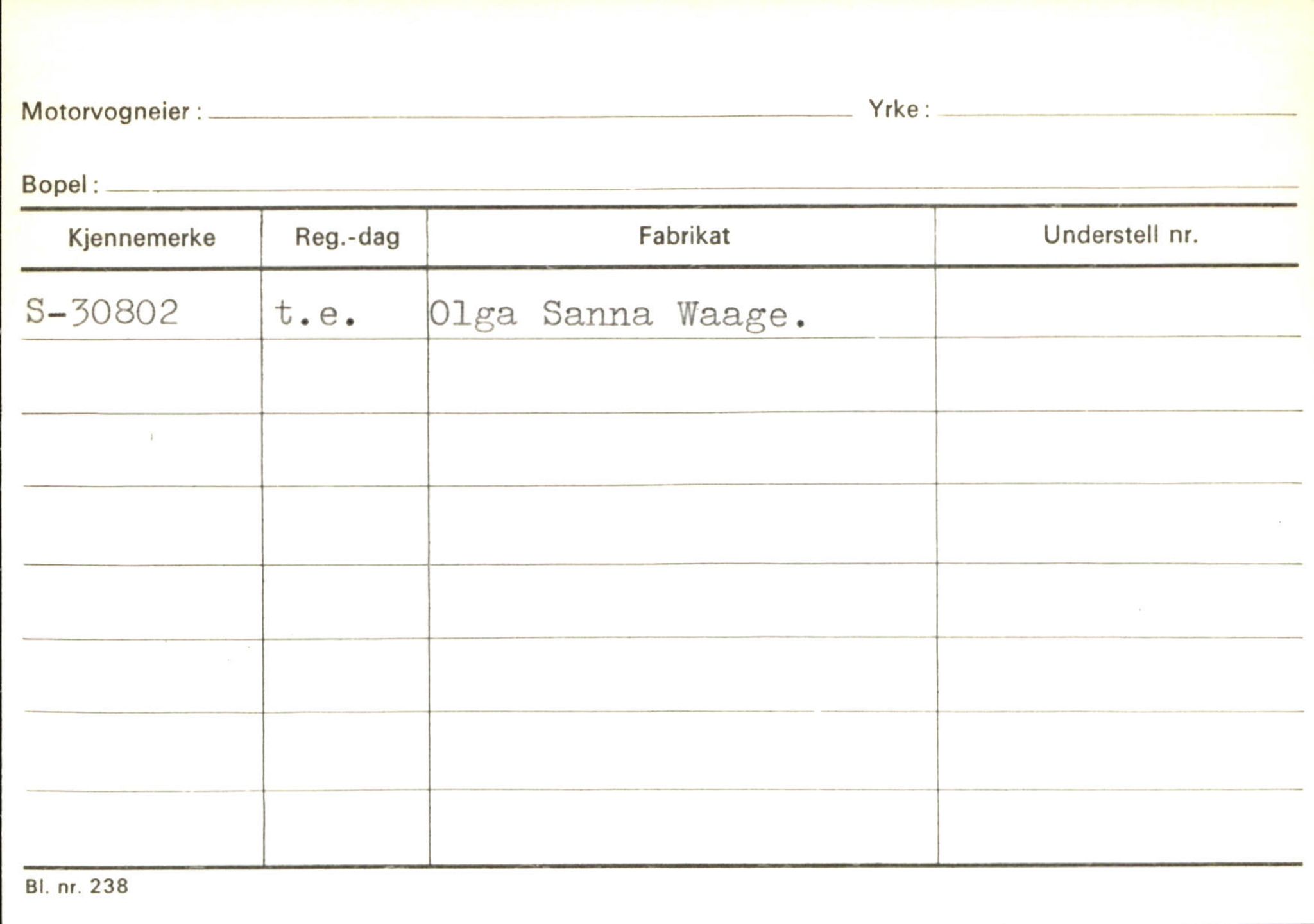 Statens vegvesen, Sogn og Fjordane vegkontor, SAB/A-5301/4/F/L0144: Registerkort Vågsøy A-R, 1945-1975, p. 108