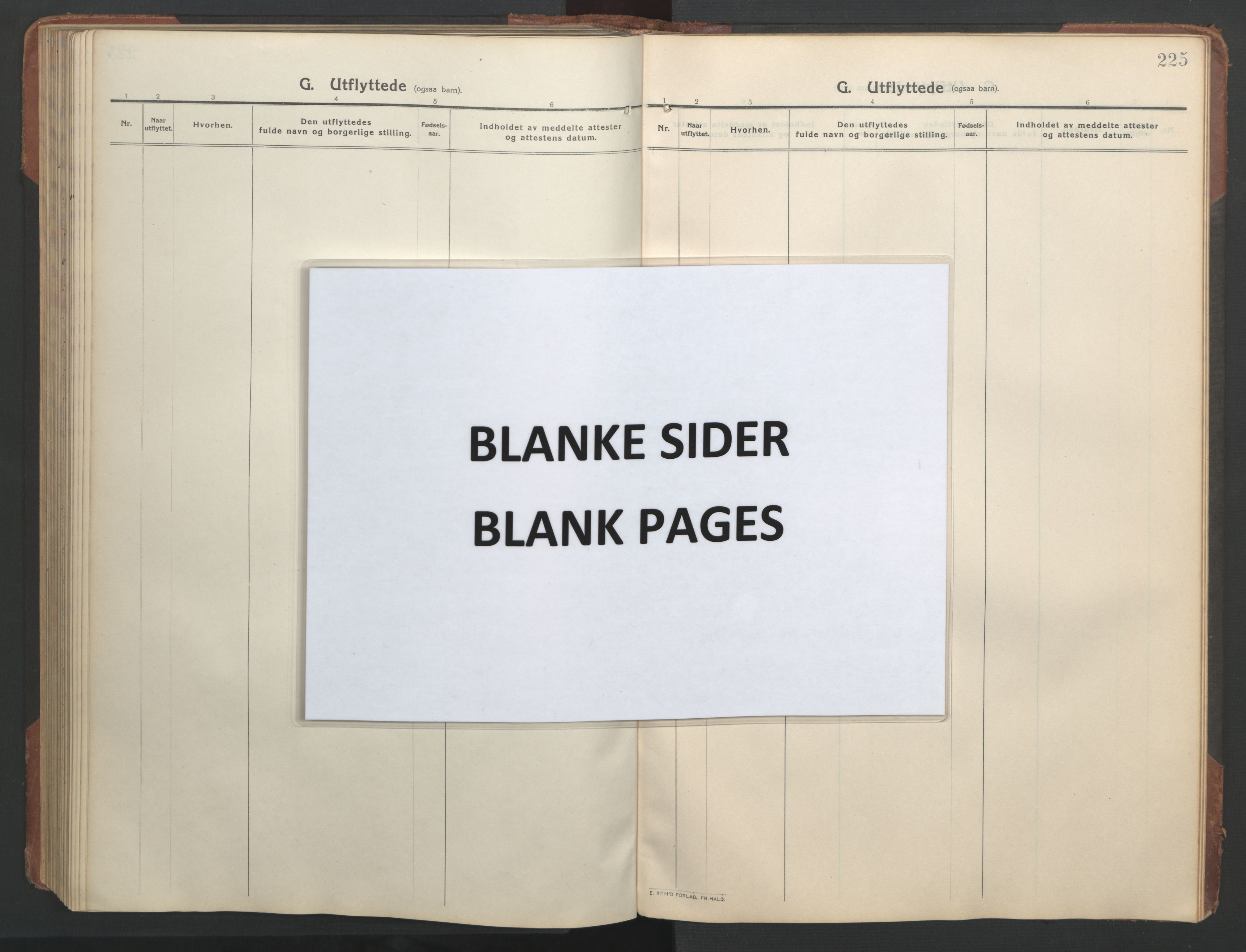 Ministerialprotokoller, klokkerbøker og fødselsregistre - Nordland, AV/SAT-A-1459/890/L1291: Parish register (copy) no. 890C02, 1913-1954, p. 225