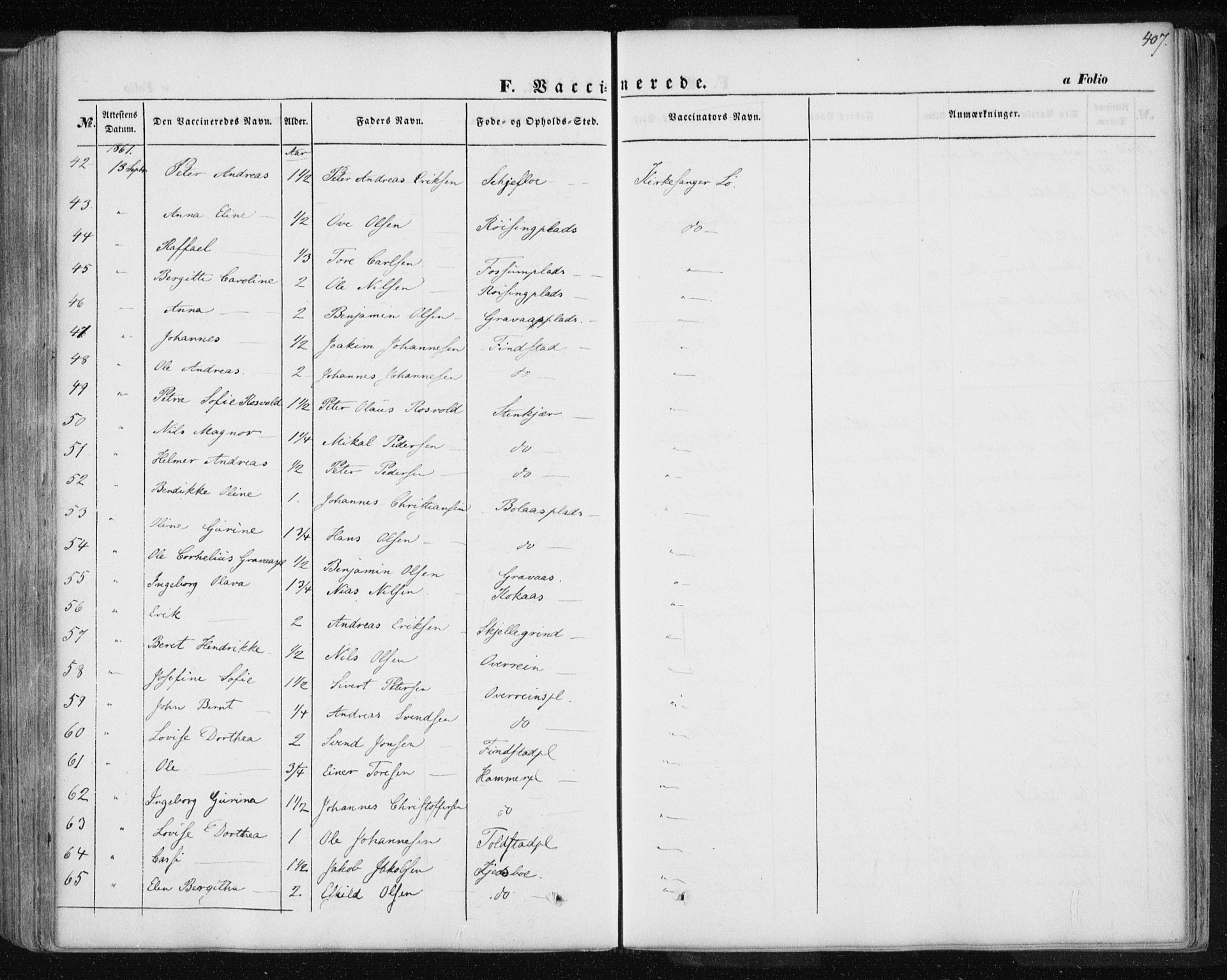 Ministerialprotokoller, klokkerbøker og fødselsregistre - Nord-Trøndelag, SAT/A-1458/735/L0342: Parish register (official) no. 735A07 /1, 1849-1862, p. 407