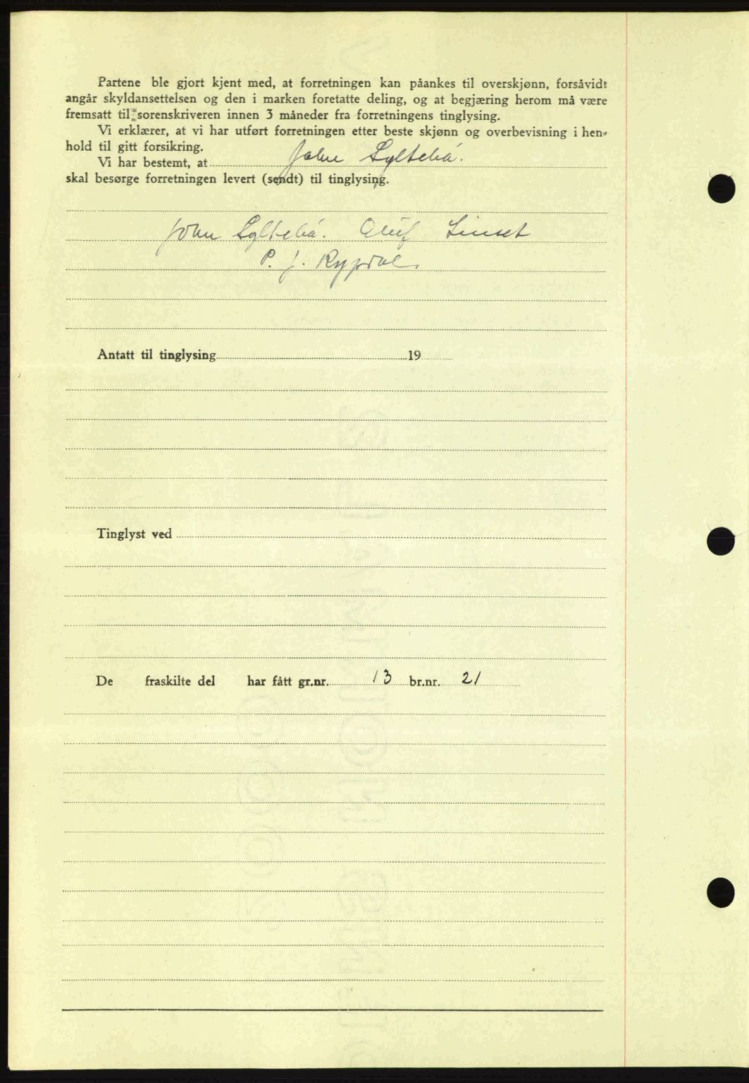 Romsdal sorenskriveri, AV/SAT-A-4149/1/2/2C: Mortgage book no. A15, 1943-1944, Diary no: : 1887/1943