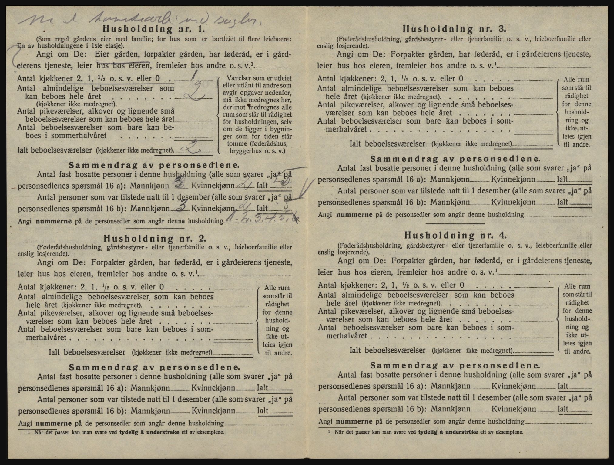 SAO, 1920 census for Glemmen, 1920, p. 116