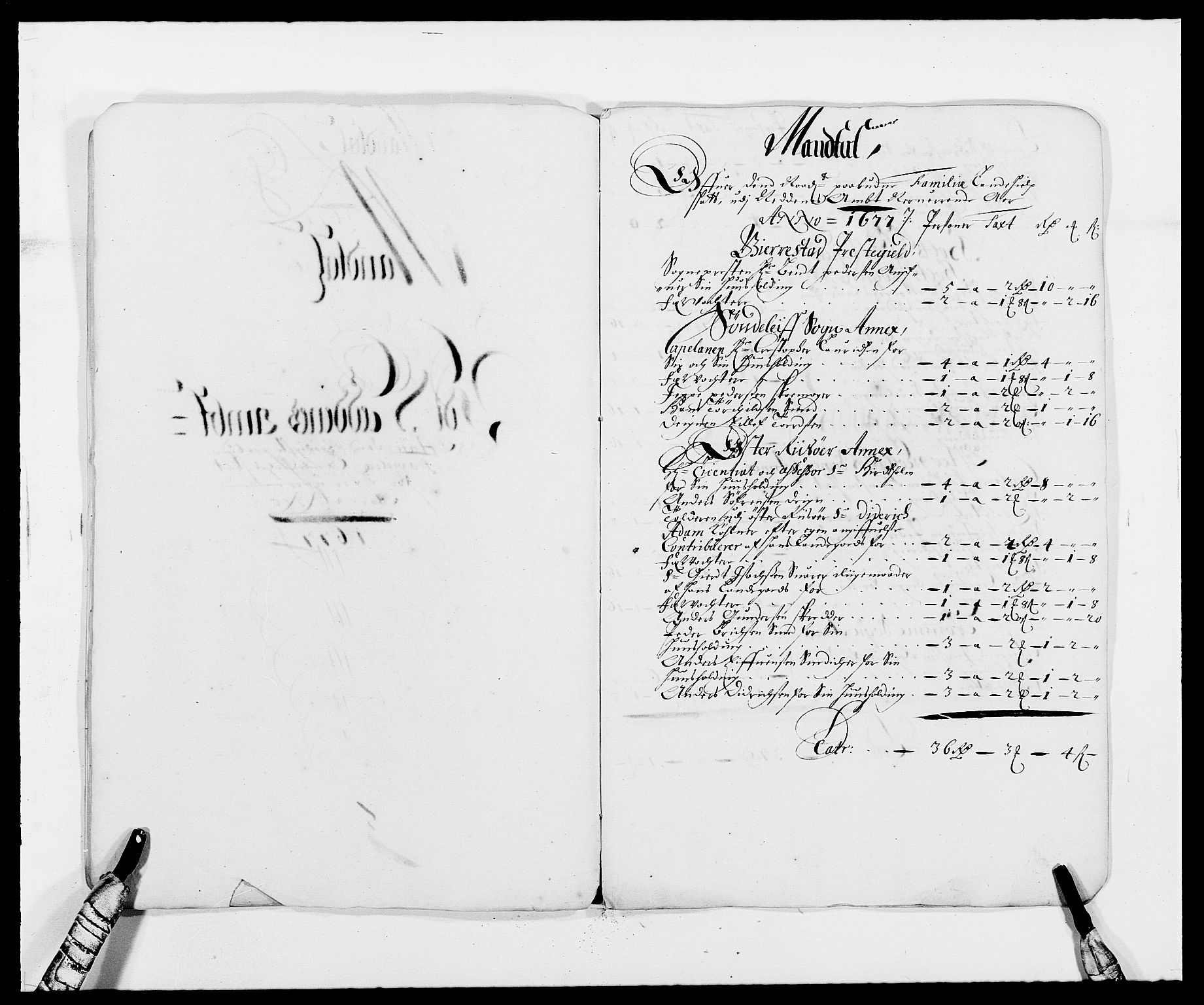 Rentekammeret inntil 1814, Reviderte regnskaper, Fogderegnskap, RA/EA-4092/R39/L2302: Fogderegnskap Nedenes, 1677-1678, p. 150