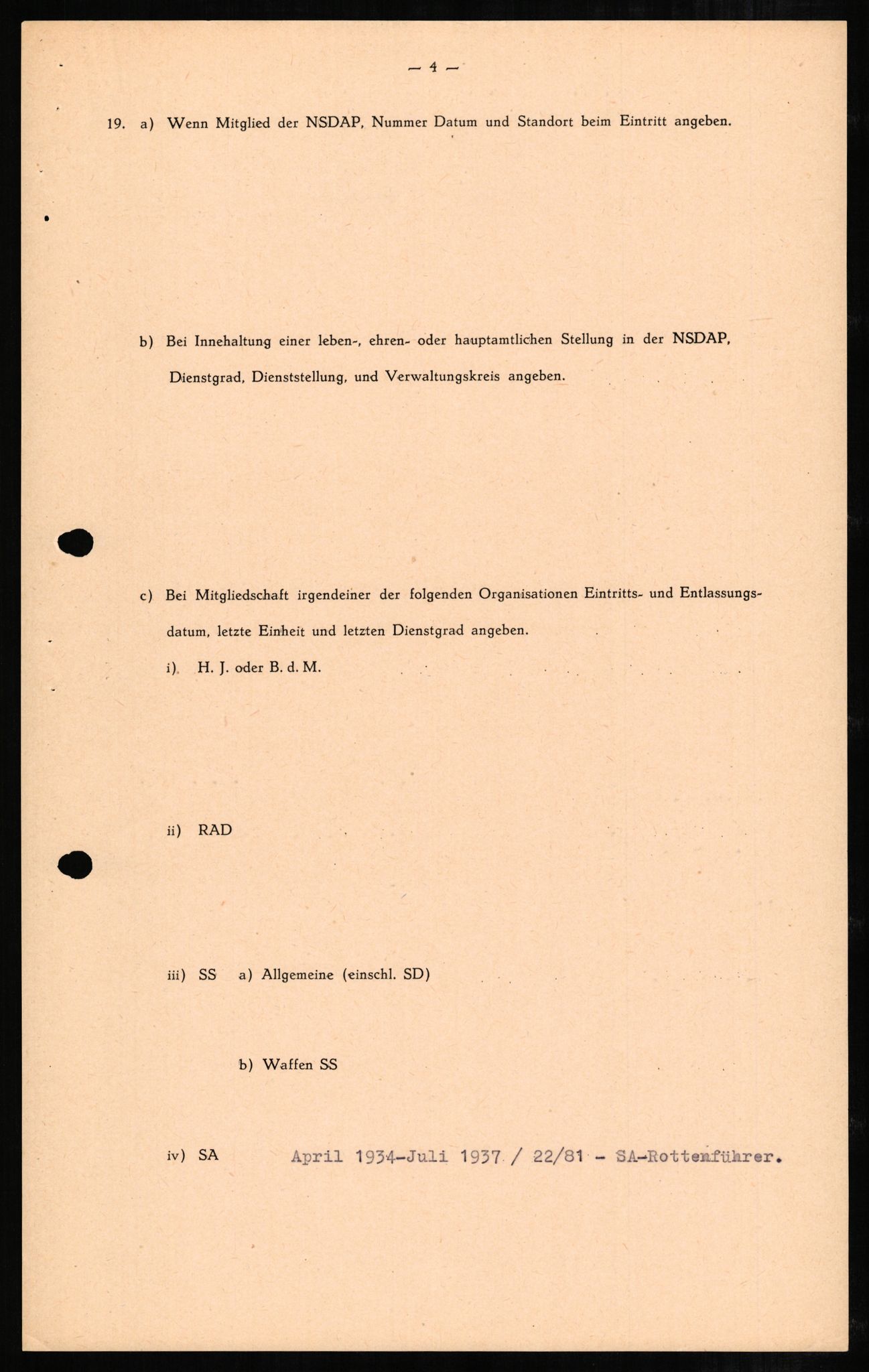 Forsvaret, Forsvarets overkommando II, AV/RA-RAFA-3915/D/Db/L0002: CI Questionaires. Tyske okkupasjonsstyrker i Norge. Tyskere., 1945-1946, p. 581