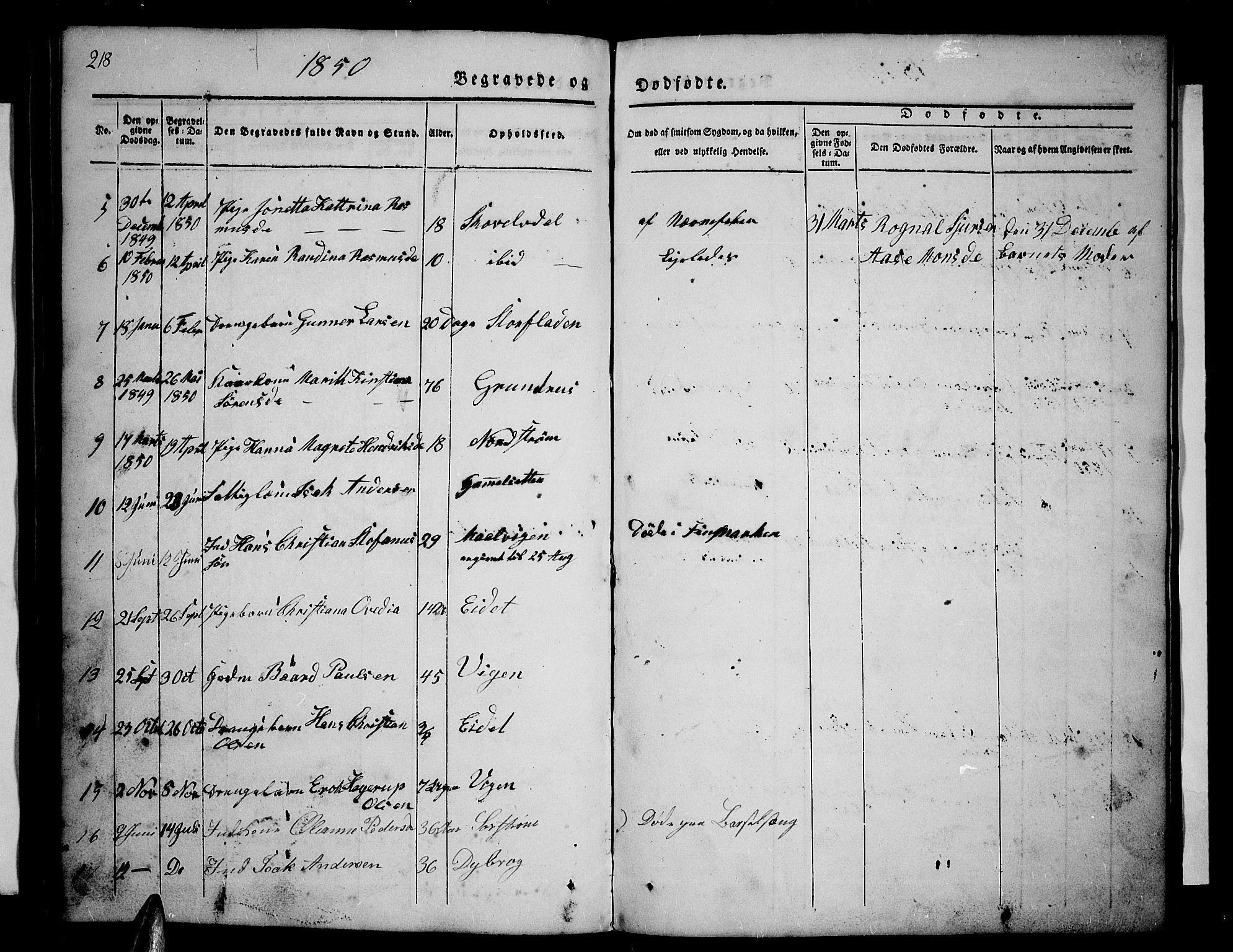 Tranøy sokneprestkontor, AV/SATØ-S-1313/I/Ia/Iab/L0001klokker: Parish register (copy) no. 1, 1835-1853, p. 218