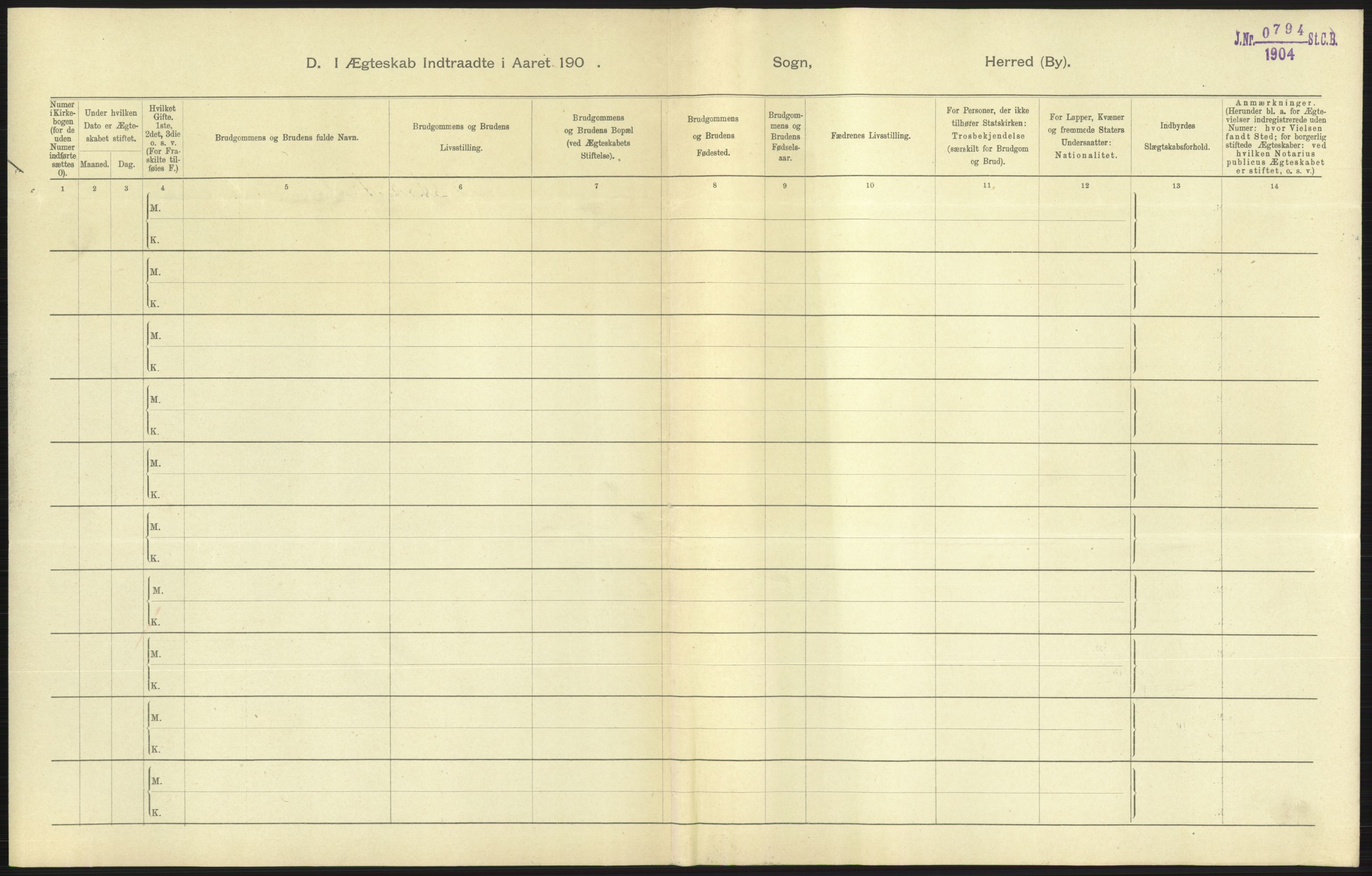 Statistisk sentralbyrå, Sosiodemografiske emner, Befolkning, AV/RA-S-2228/D/Df/Dfa/Dfaa/L0011: Lister og Mandal amt: Fødte, gifte, døde, 1903, p. 297