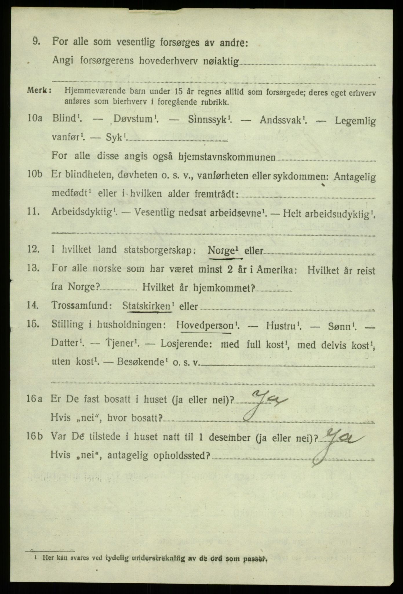 SAB, 1920 census for Alversund, 1920, p. 8241