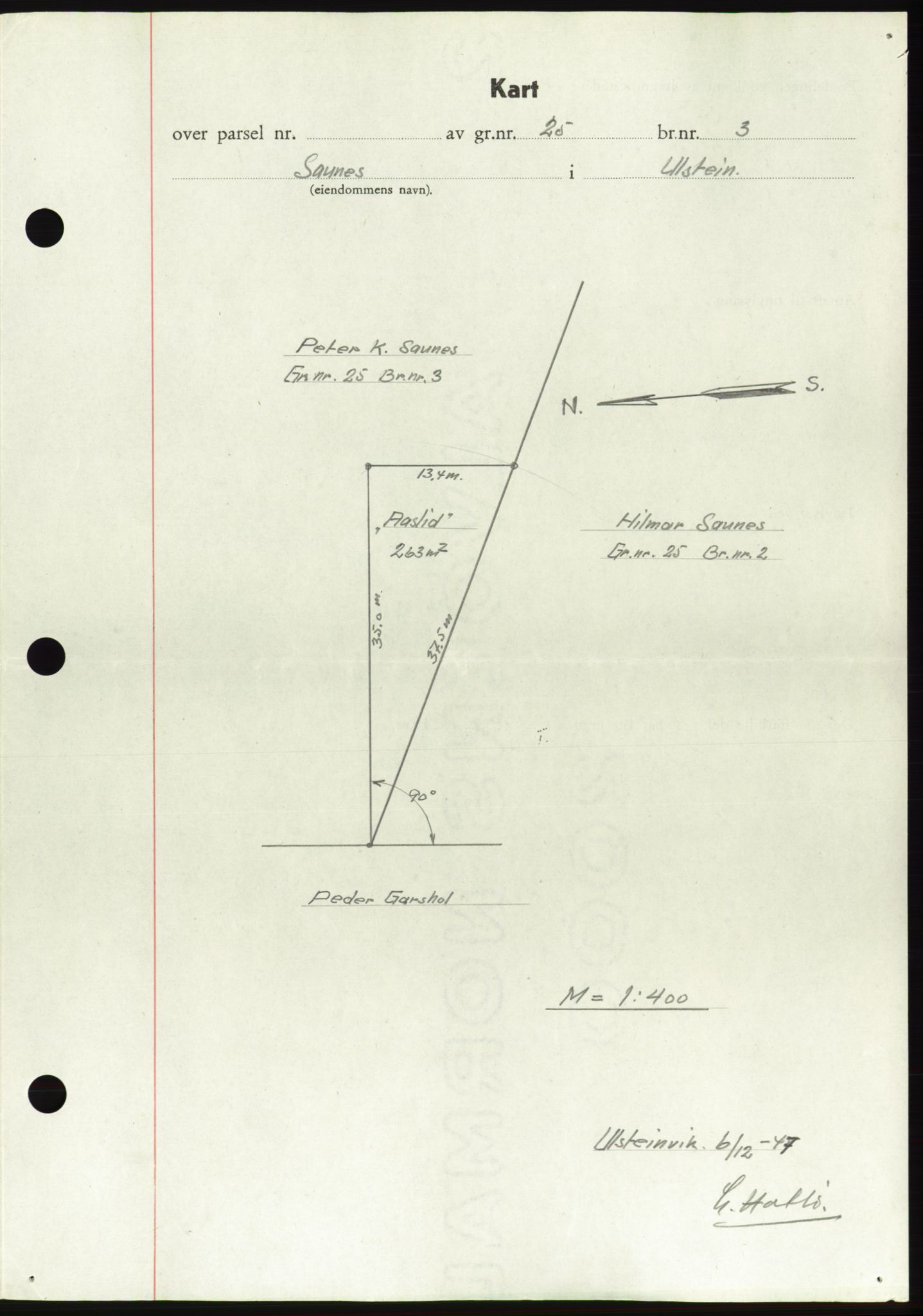 Søre Sunnmøre sorenskriveri, AV/SAT-A-4122/1/2/2C/L0082: Mortgage book no. 8A, 1948-1948, Diary no: : 396/1948