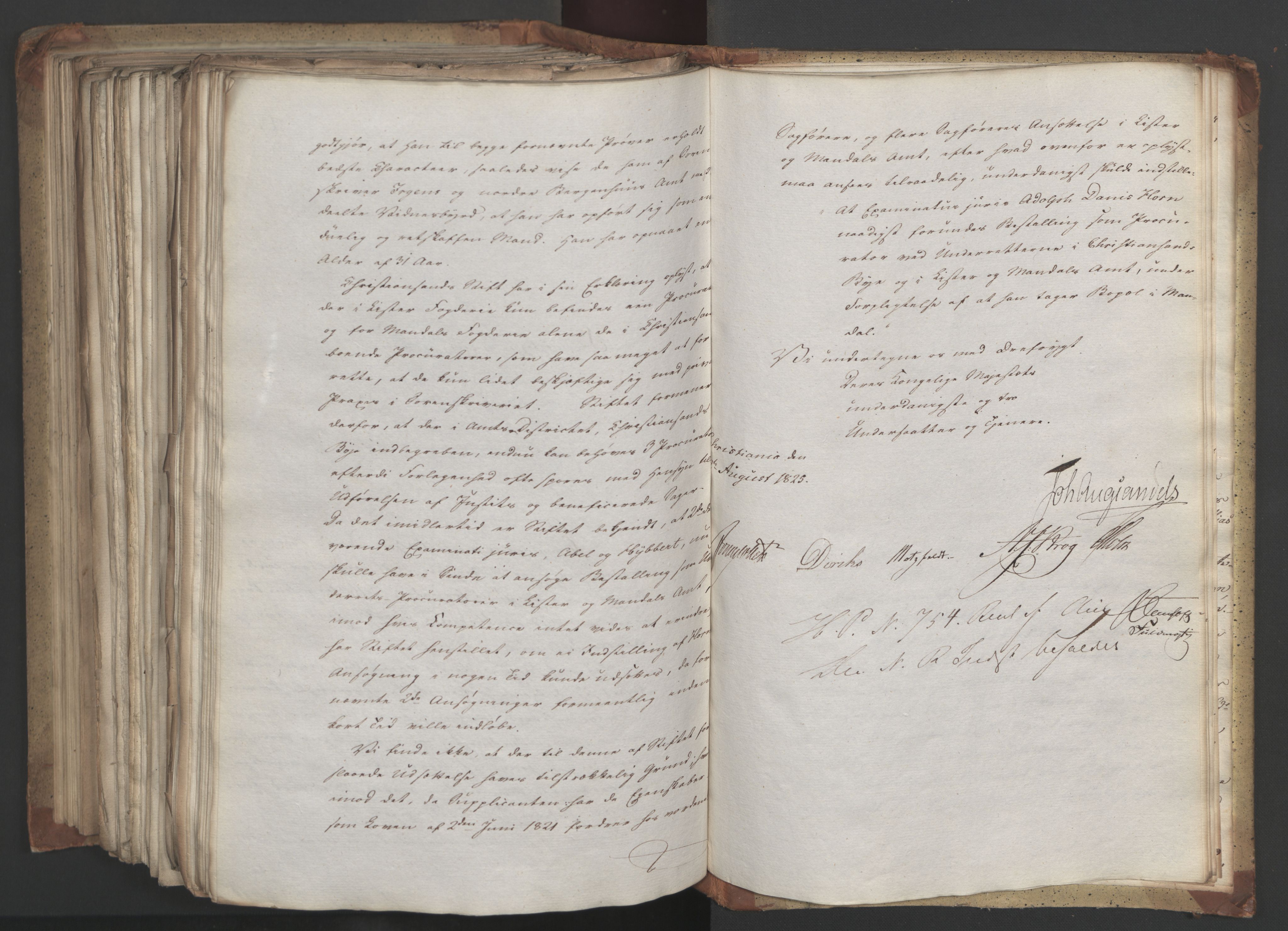 Statsrådsavdelingen i Stockholm, AV/RA-S-1003/D/Da/L0043: Regjeringsinnstillinger nr. 2706-2845, 1825, p. 431