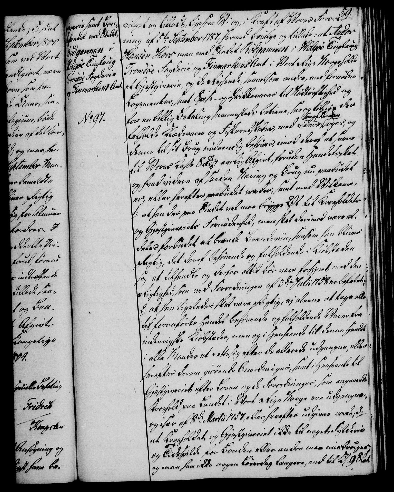 Rentekammeret, Kammerkanselliet, RA/EA-3111/G/Gg/Gga/L0018: Norsk ekspedisjonsprotokoll med register (merket RK 53.18), 1804-1806, p. 59