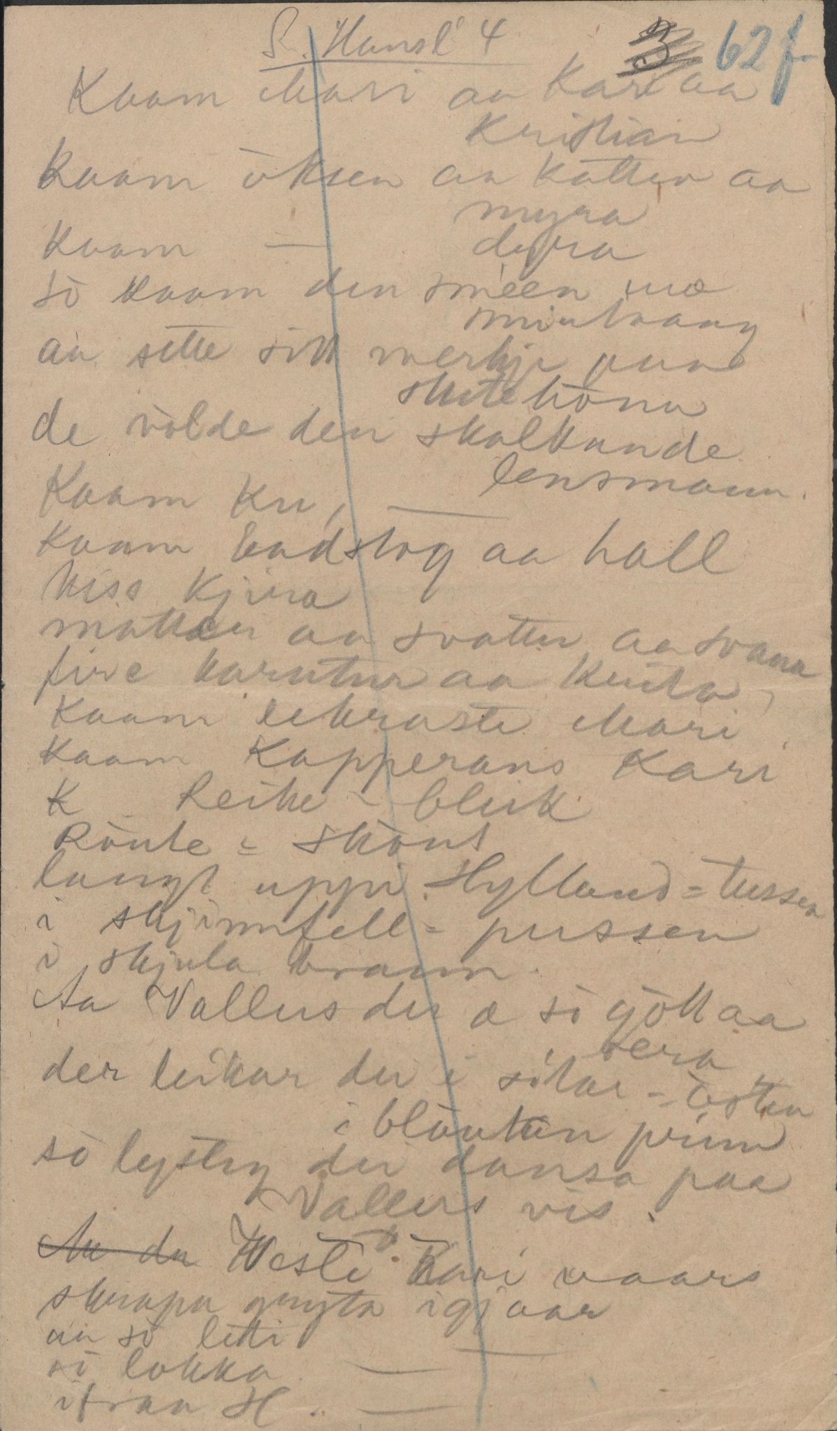 Rikard Berge, TEMU/TGM-A-1003/F/L0004/0044: 101-159 / 147 Visa om Storegut 4 vers. Også diverse kjelder. , 1906-1908, p. 62f