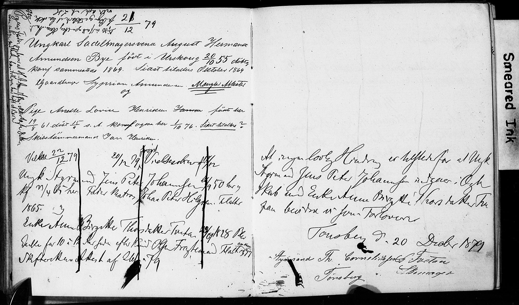 Tønsberg kirkebøker, AV/SAKO-A-330/H/Ha/L0003: Banns register no. 3, 1874-1882