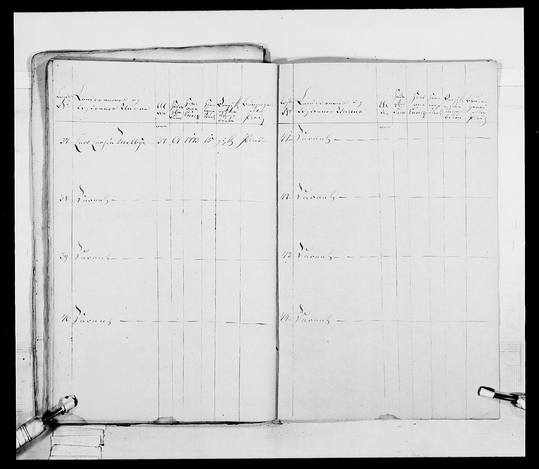 Generalitets- og kommissariatskollegiet, Det kongelige norske kommissariatskollegium, RA/EA-5420/E/Eh/L0045: 2. Akershusiske nasjonale infanteriregiment, 1789, p. 555