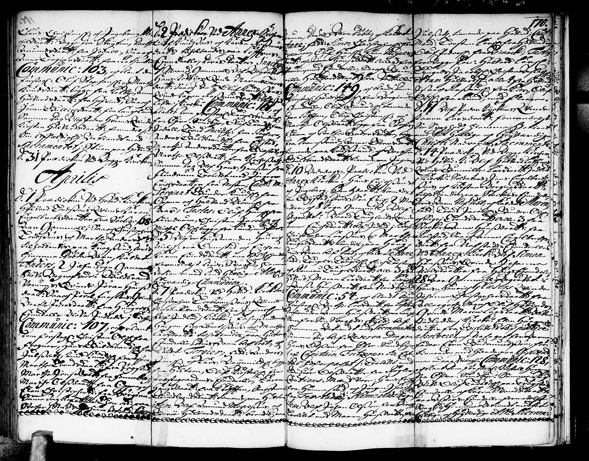 Ullensaker prestekontor Kirkebøker, AV/SAO-A-10236a/F/Fa/L0003: Parish register (official) no. I 3, 1711-1720, p. 170