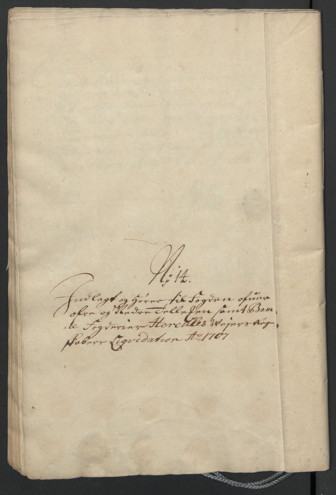 Rentekammeret inntil 1814, Reviderte regnskaper, Fogderegnskap, AV/RA-EA-4092/R36/L2105: Fogderegnskap Øvre og Nedre Telemark og Bamble, 1701, p. 260