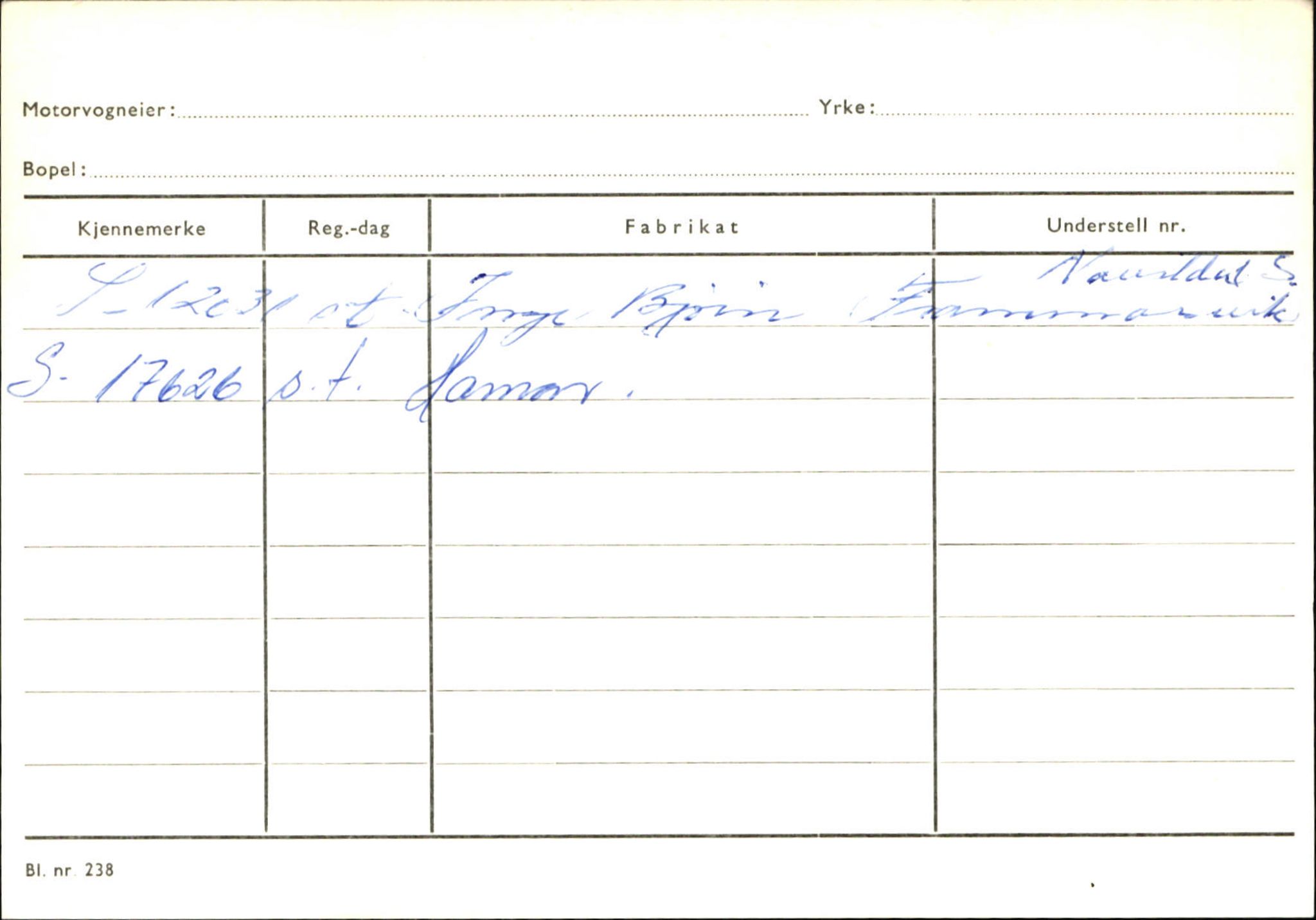 Statens vegvesen, Sogn og Fjordane vegkontor, AV/SAB-A-5301/4/F/L0130: Eigarregister Eid T-Å. Høyanger A-O, 1945-1975, p. 1147