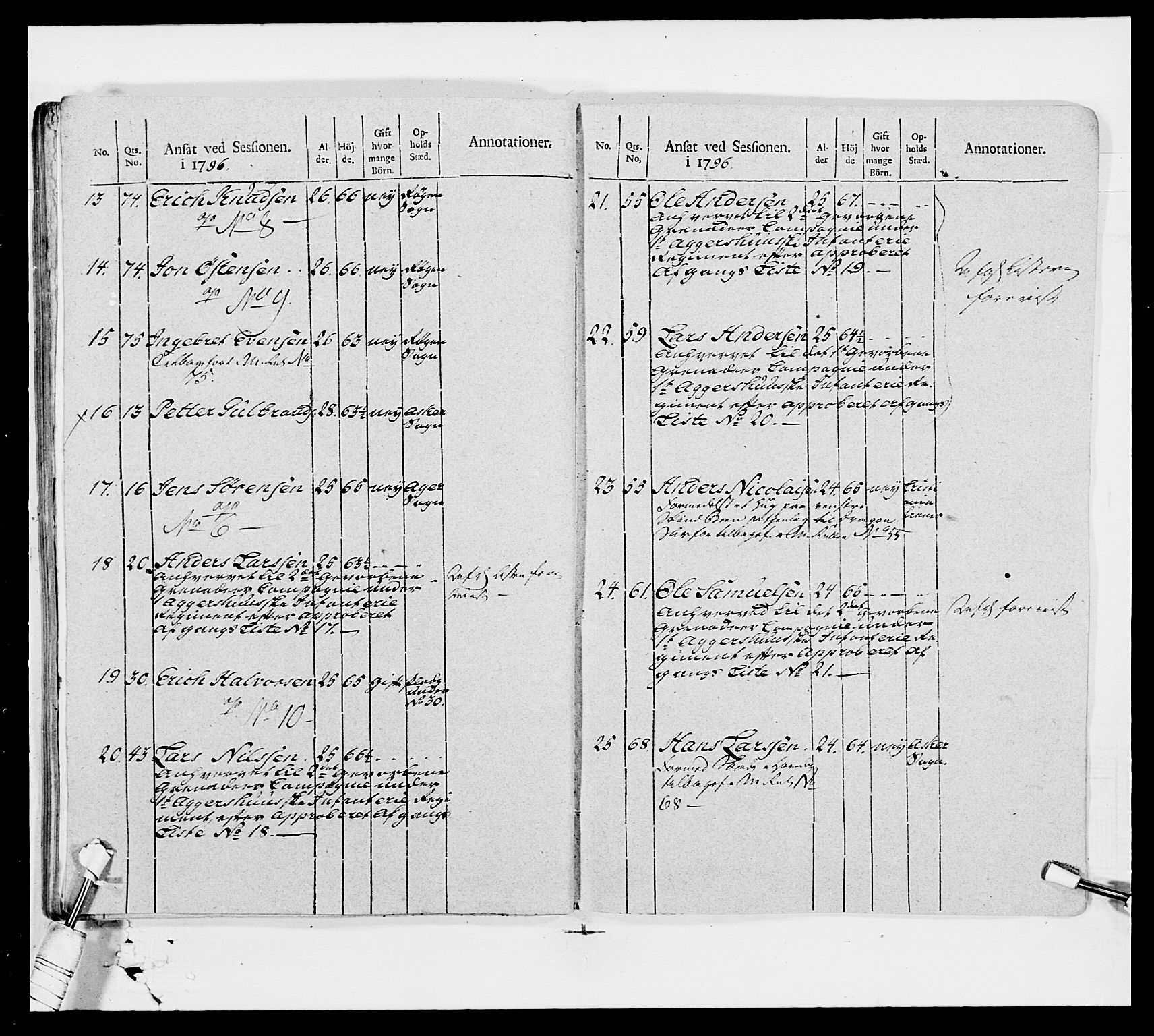 Generalitets- og kommissariatskollegiet, Det kongelige norske kommissariatskollegium, AV/RA-EA-5420/E/Eh/L0006: Akershusiske dragonregiment, 1796-1800, p. 405