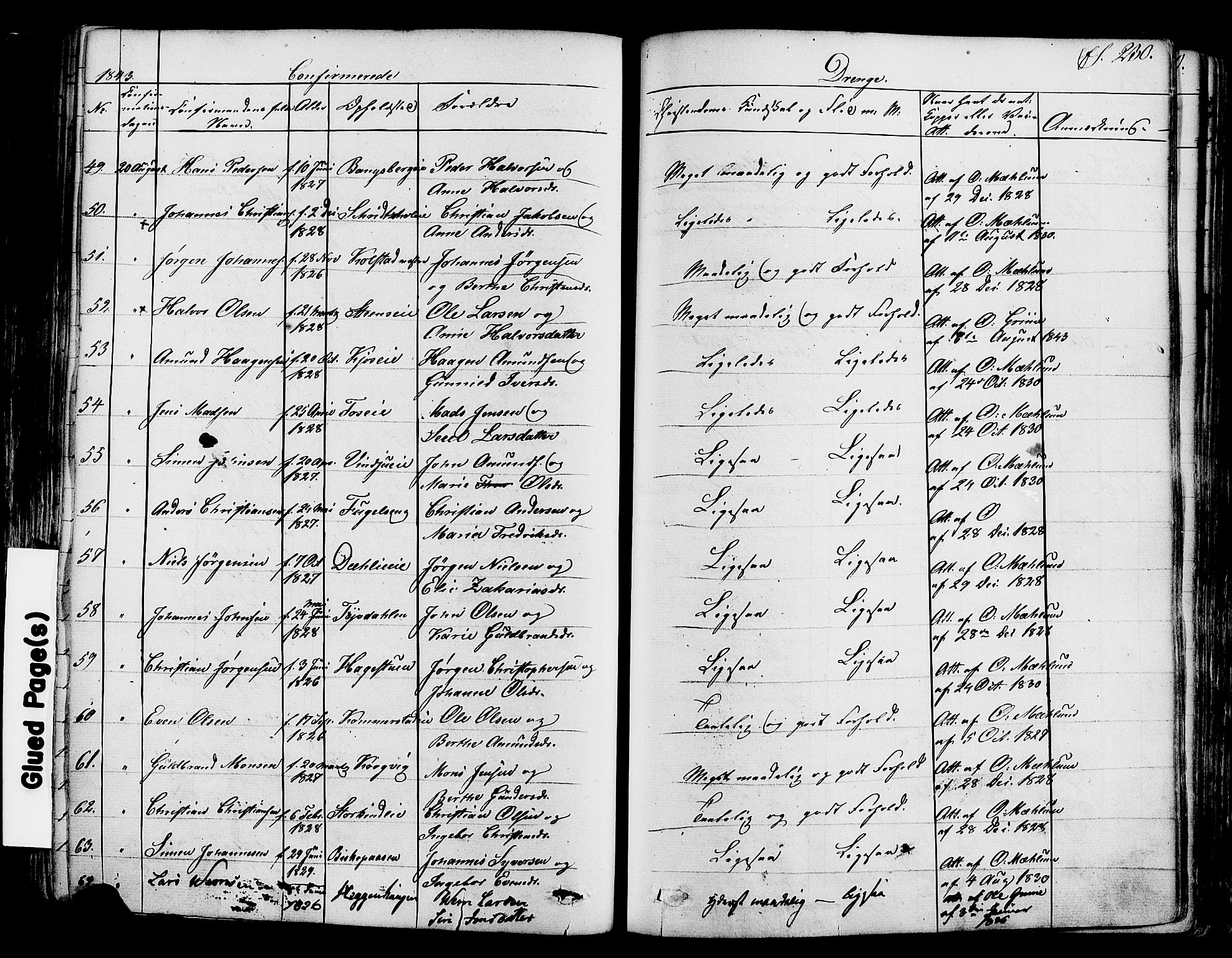 Ringsaker prestekontor, AV/SAH-PREST-014/K/Ka/L0008: Parish register (official) no. 8, 1837-1850, p. 230